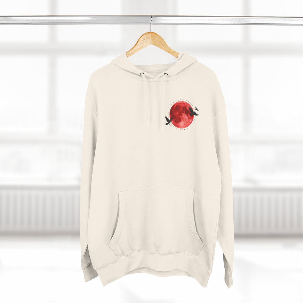 Samurai Hoodie — "Walk Through Hell and Keep Going" Graphic Fleece Hoodie