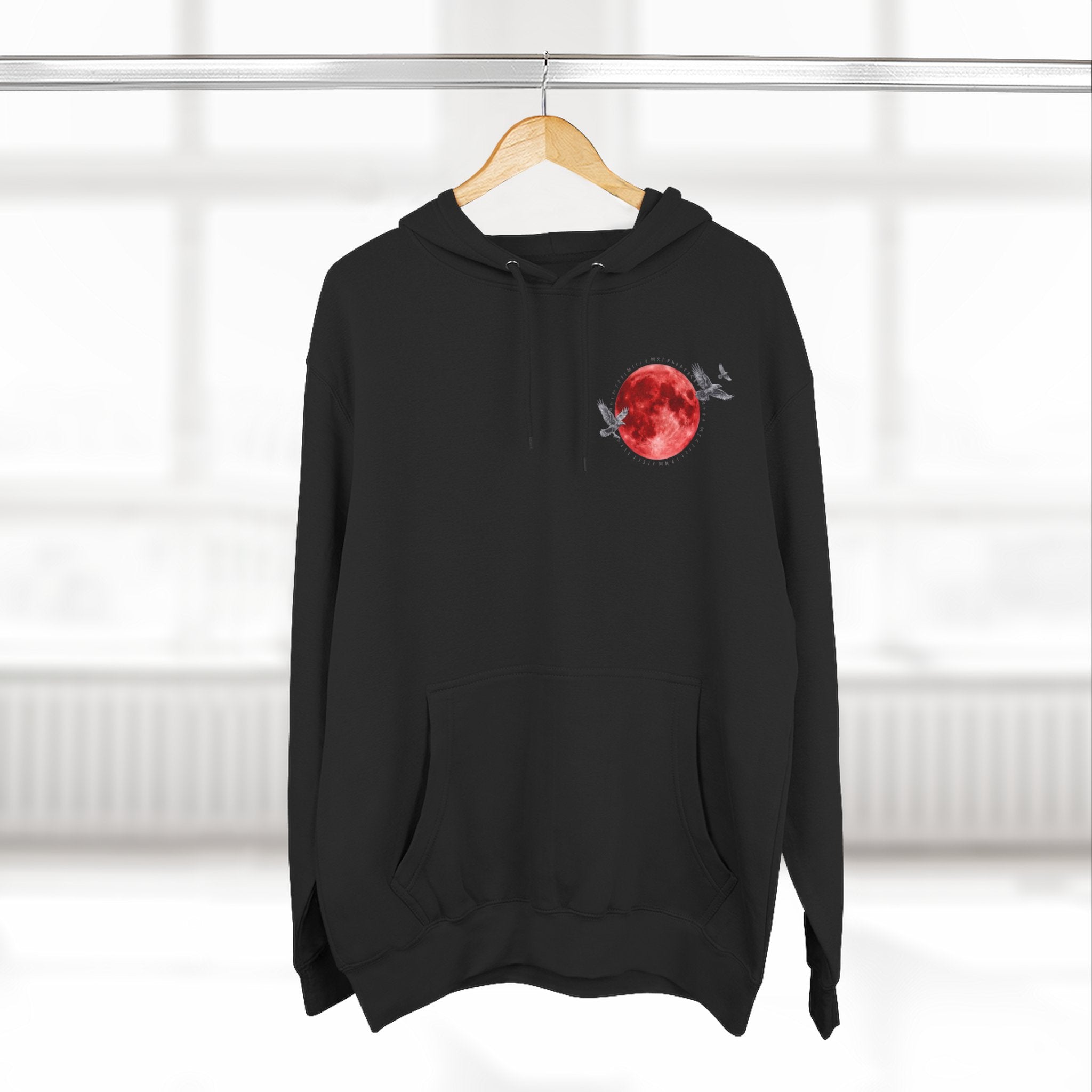 Samurai Hoodie — "Walk Through Hell and Keep Going" Graphic Fleece Hoodie