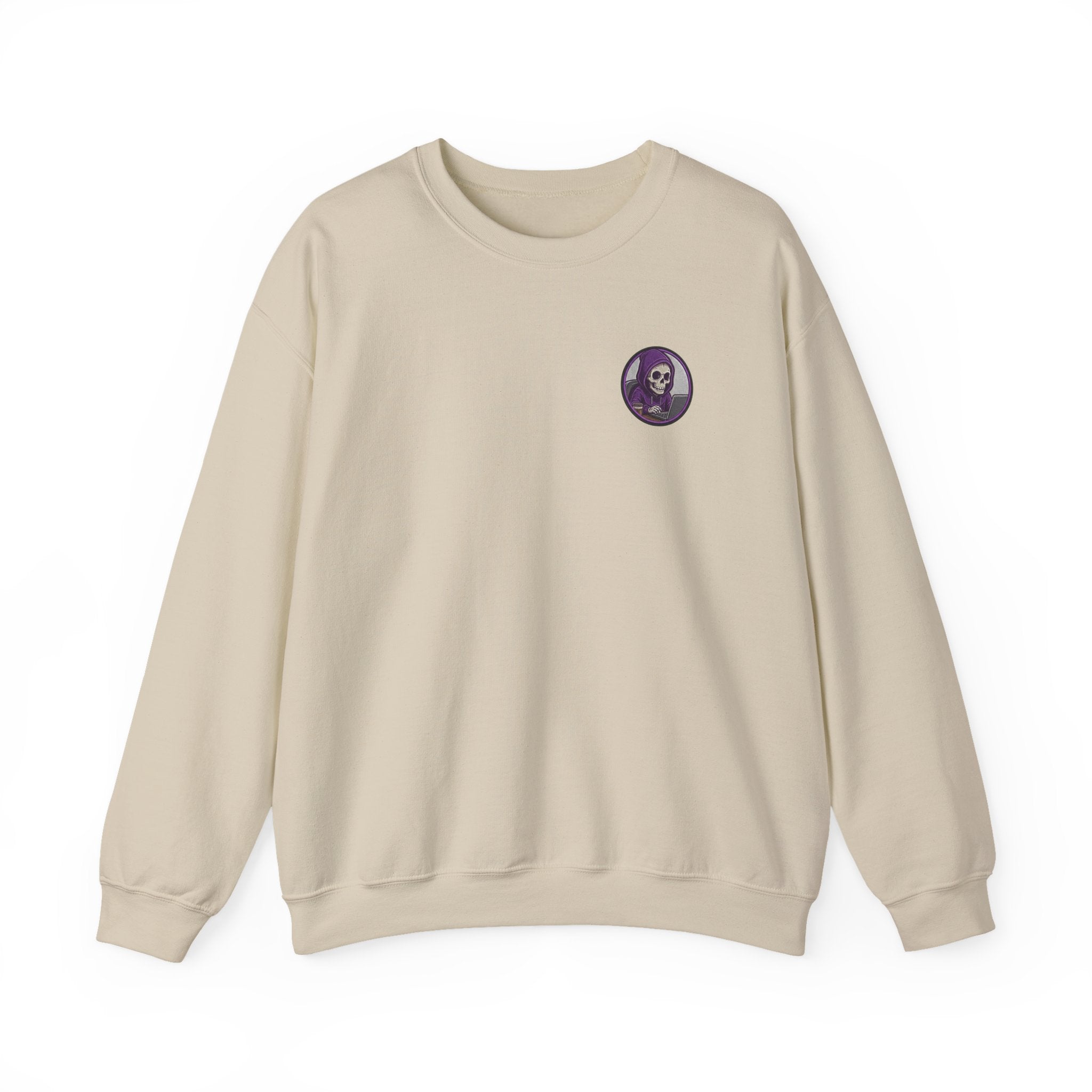 Programmer Sweatshirt — "Sleep Is for the Weak: I Code Until It Works (Or I Collapse)" Crewneck