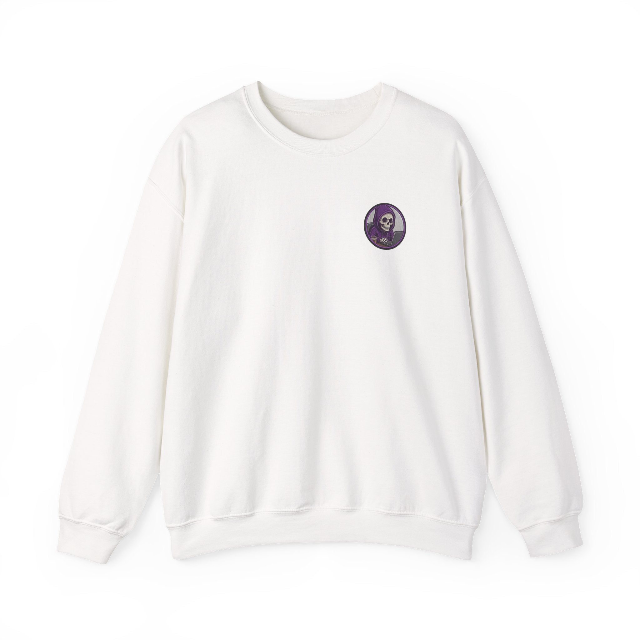 Programmer Sweatshirt — "Sleep Is for the Weak: I Code Until It Works (Or I Collapse)" Crewneck