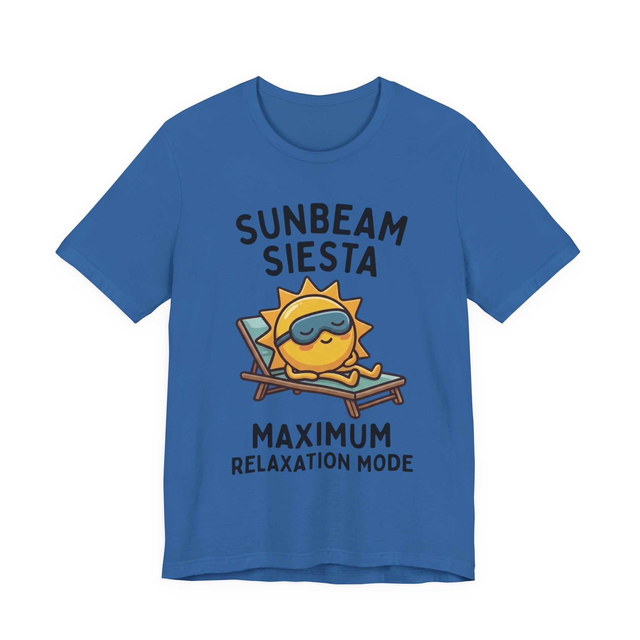 Sunbeam Siesta T-Shirt — "Maximum Relaxation Mode" Cute Sun Lounger Tee