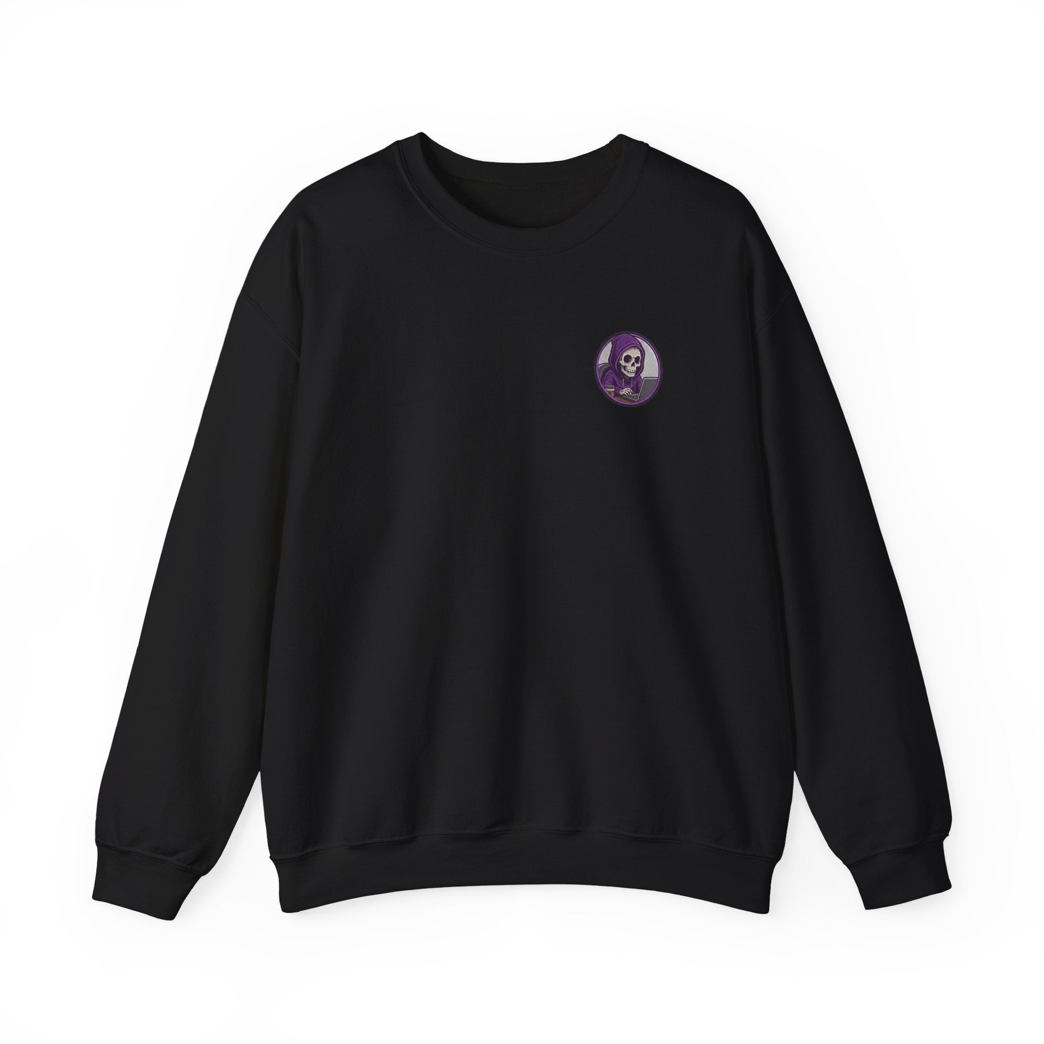 Programmer Sweatshirt — "Sleep Is for the Weak: I Code Until It Works (Or I Collapse)" Crewneck