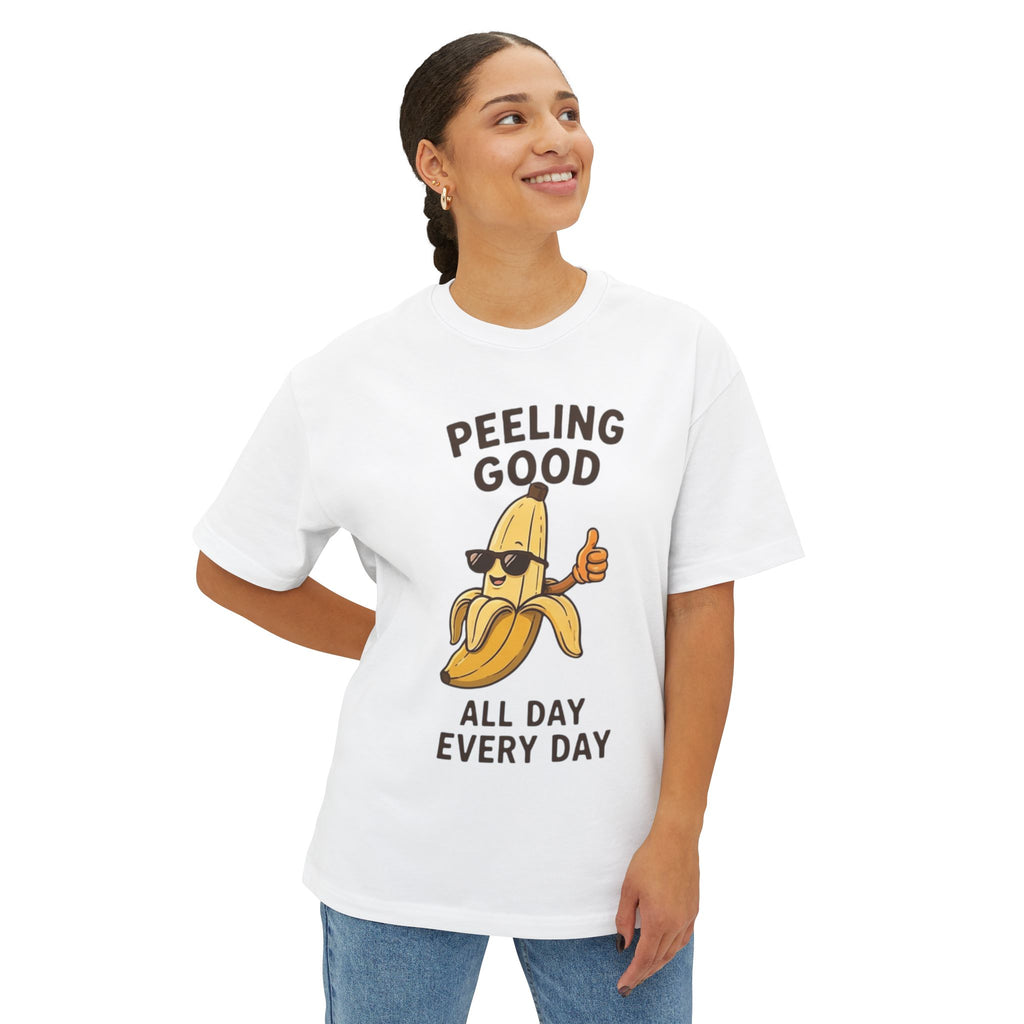 Relaxed Banana Oversized Boxy Tee