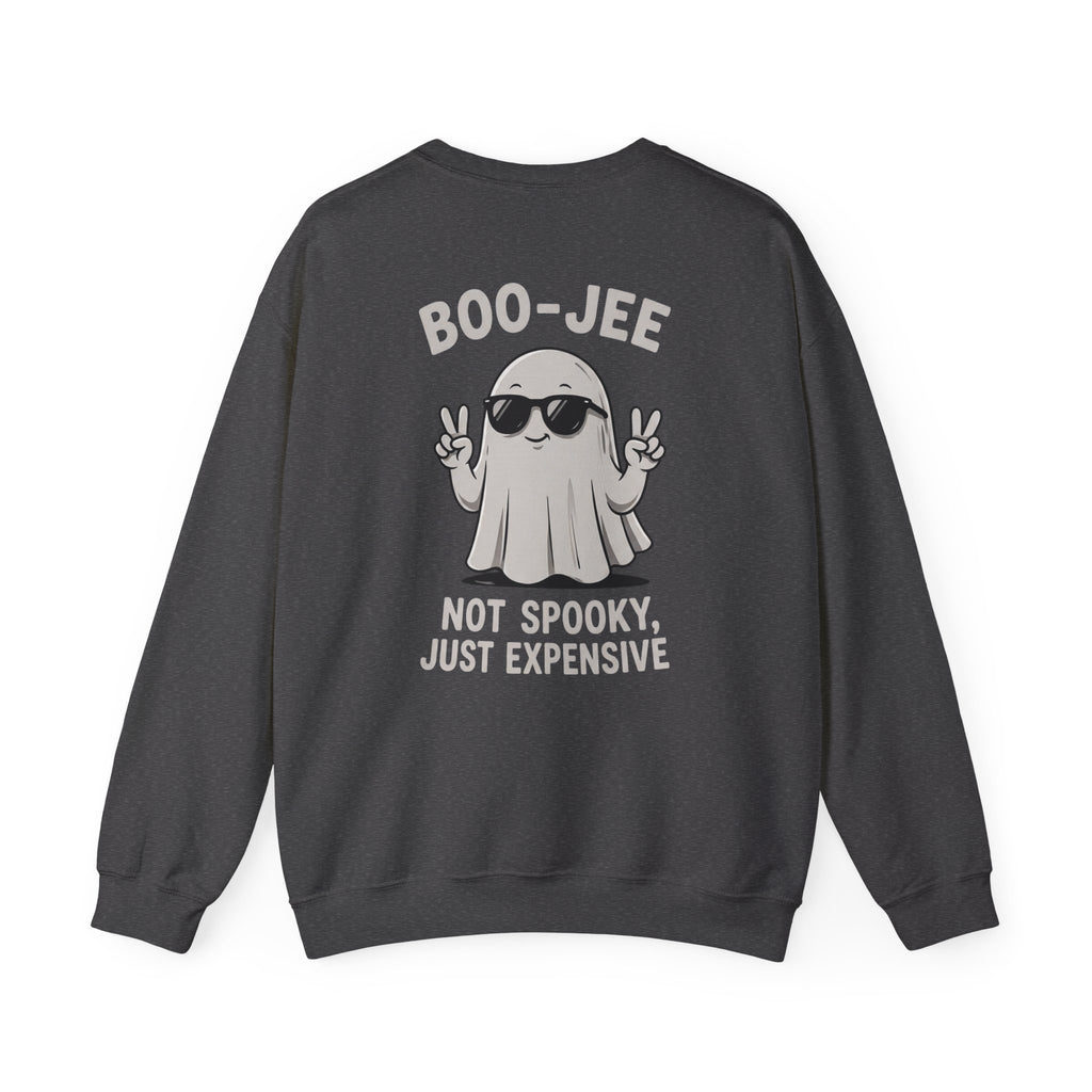 Boo-jee Ghost Sweatshirt — "Boo-jee Not Spooky, Just Expensive" Halloween Crewneck