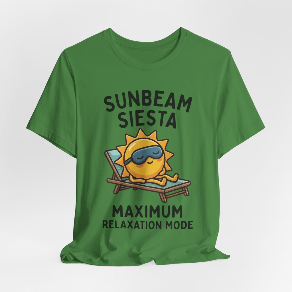 Sunbeam Siesta T-Shirt — "Maximum Relaxation Mode" Cute Sun Lounger Tee