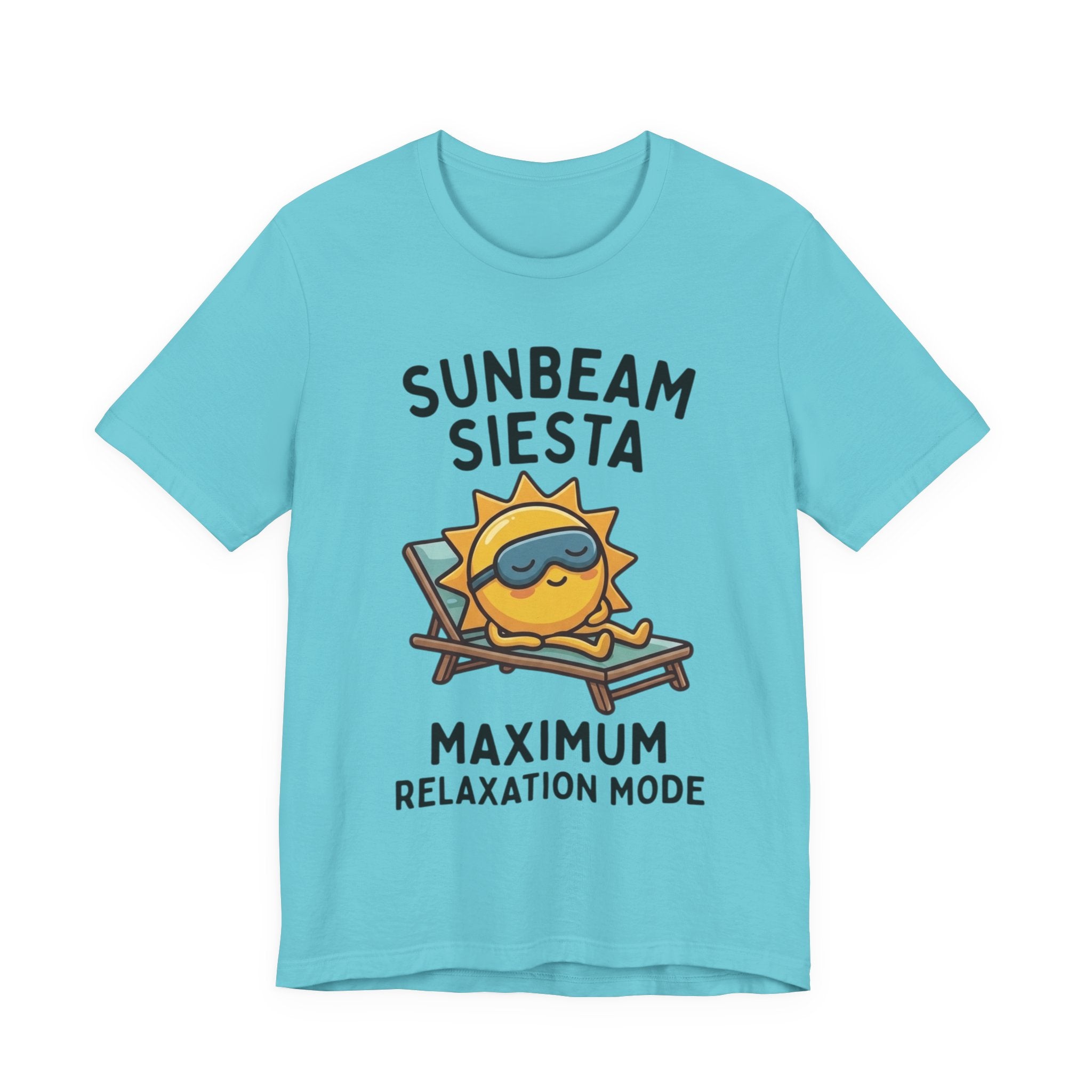 Sunbeam Siesta T-Shirt — "Maximum Relaxation Mode" Cute Sun Lounger Tee