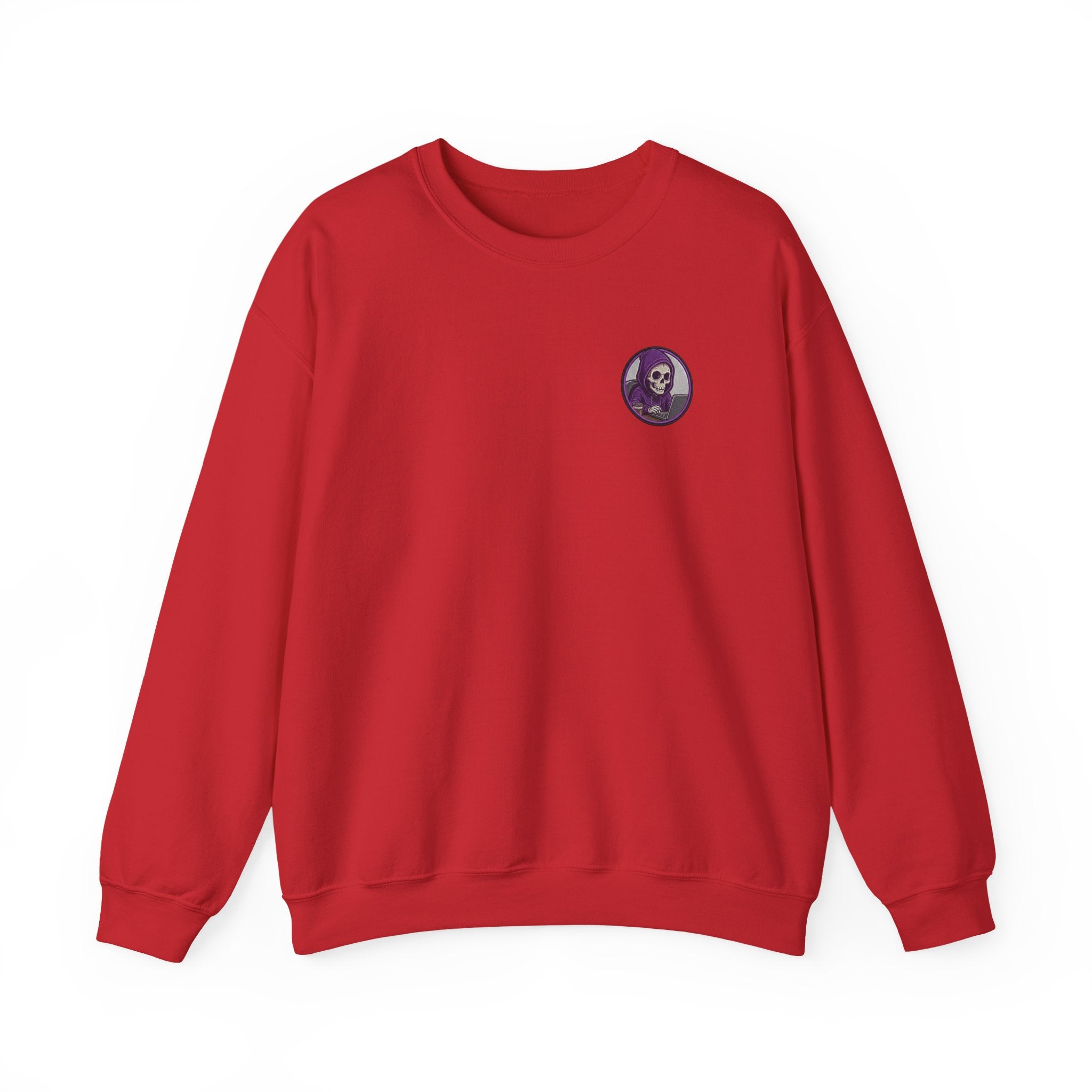 Programmer Sweatshirt — "Sleep Is for the Weak: I Code Until It Works (Or I Collapse)" Crewneck