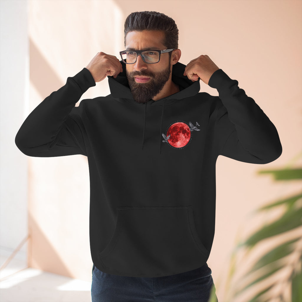 Samurai Hoodie — "Walk Through Hell and Keep Going" Graphic Fleece Hoodie