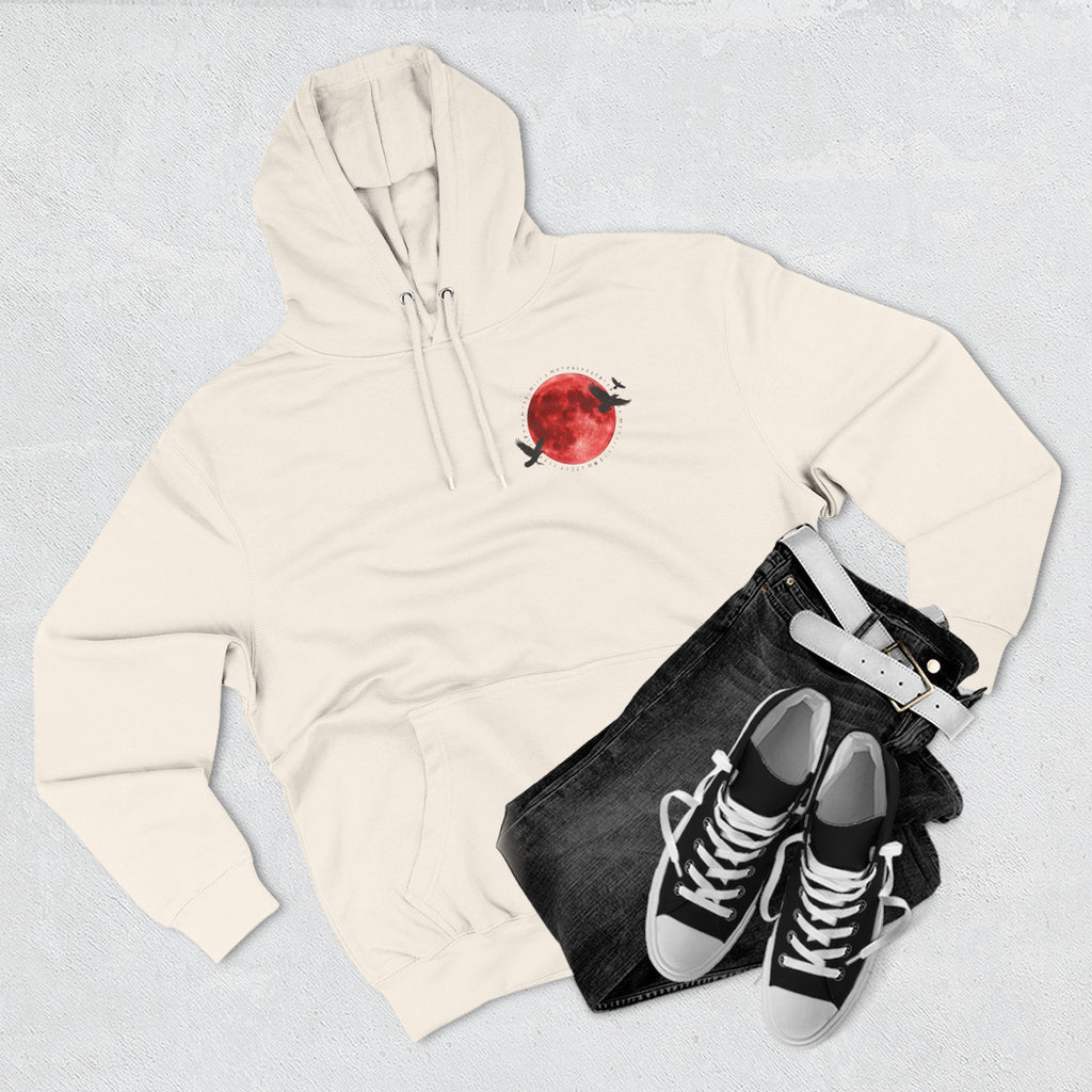 Samurai Hoodie — "Walk Through Hell and Keep Going" Graphic Fleece Hoodie