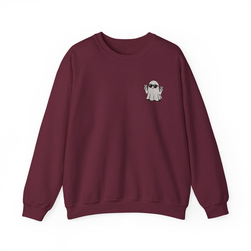 Boo-jee Ghost Sweatshirt — "Boo-jee Not Spooky, Just Expensive" Halloween Crewneck