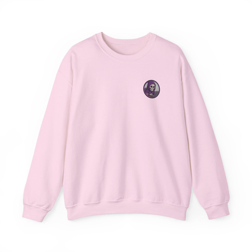 Programmer Sweatshirt — "Sleep Is for the Weak: I Code Until It Works (Or I Collapse)" Crewneck