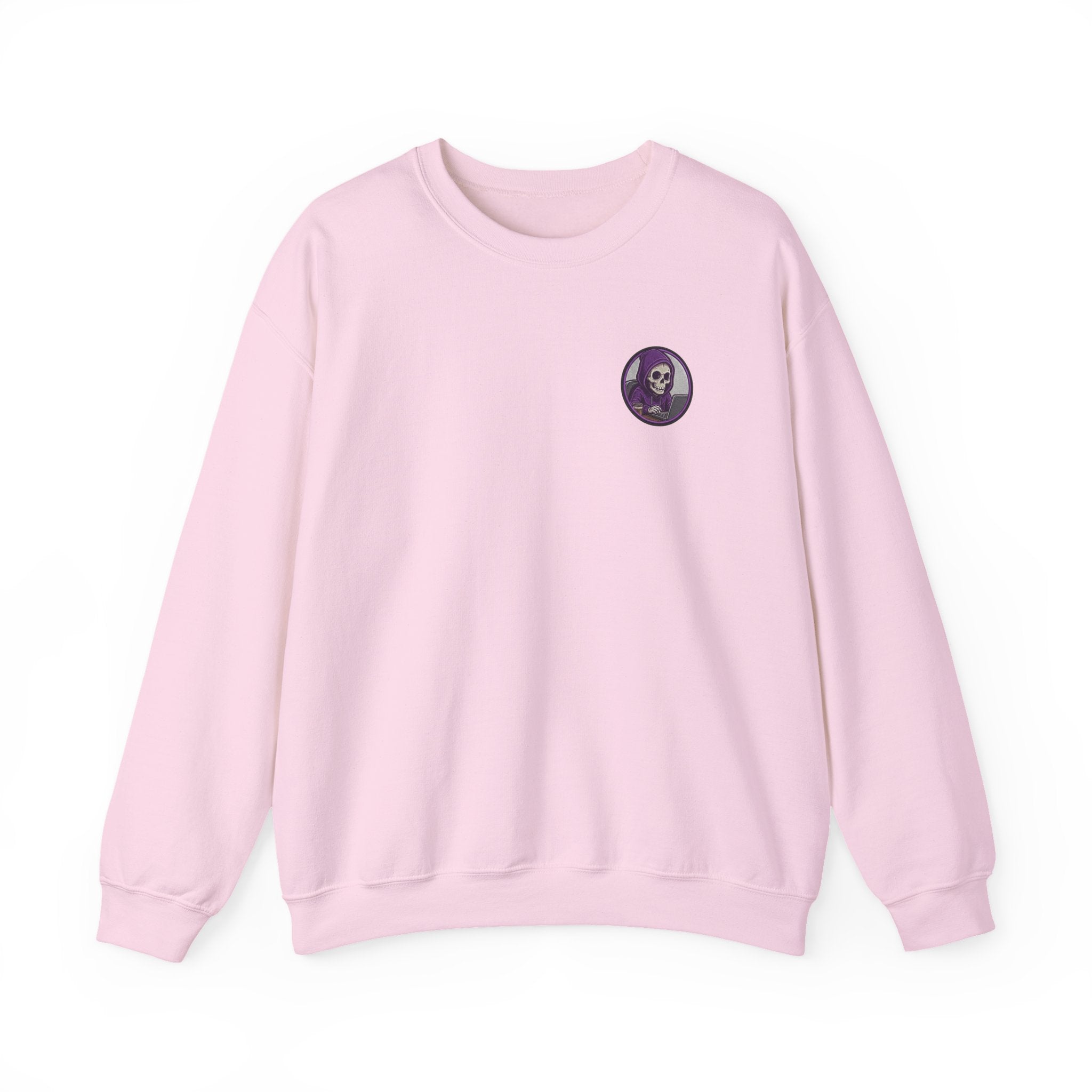 Programmer Sweatshirt — "Sleep Is for the Weak: I Code Until It Works (Or I Collapse)" Crewneck