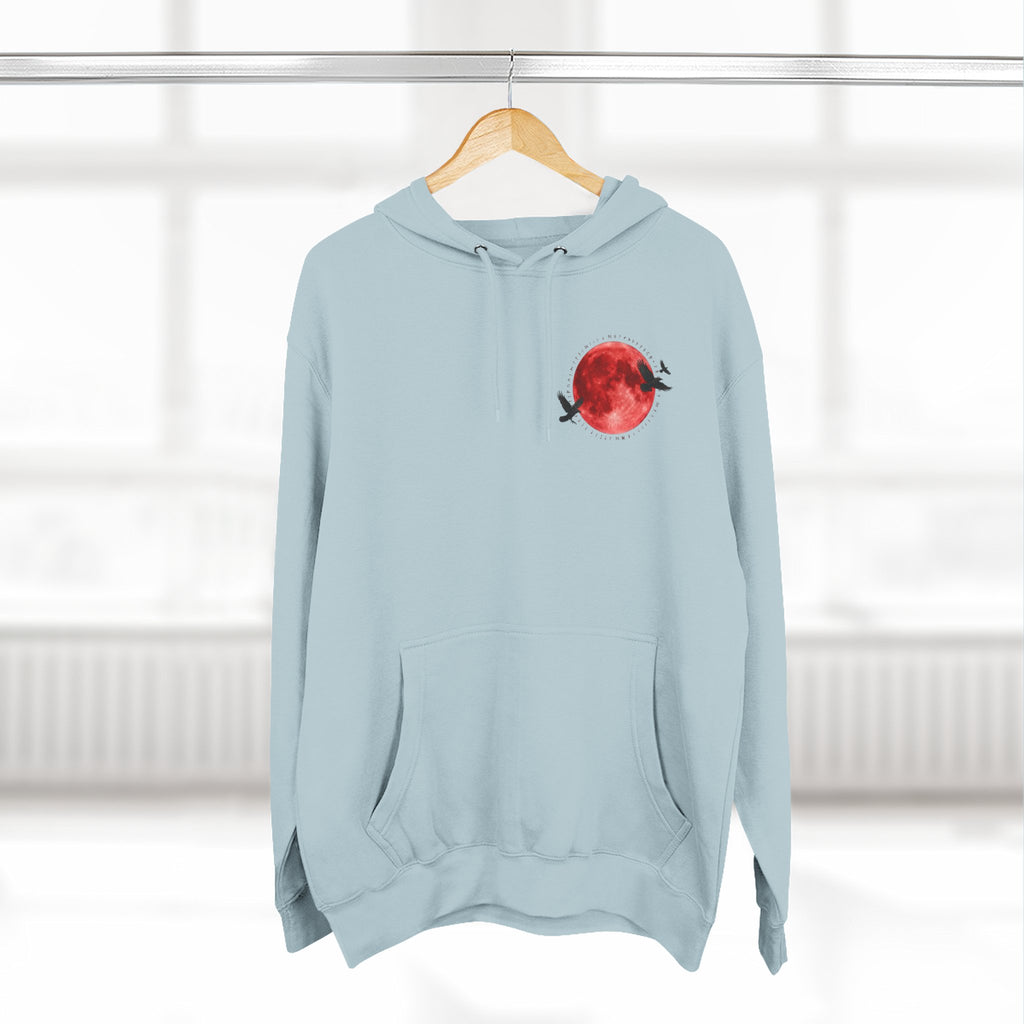 Samurai Hoodie — "Walk Through Hell and Keep Going" Graphic Fleece Hoodie