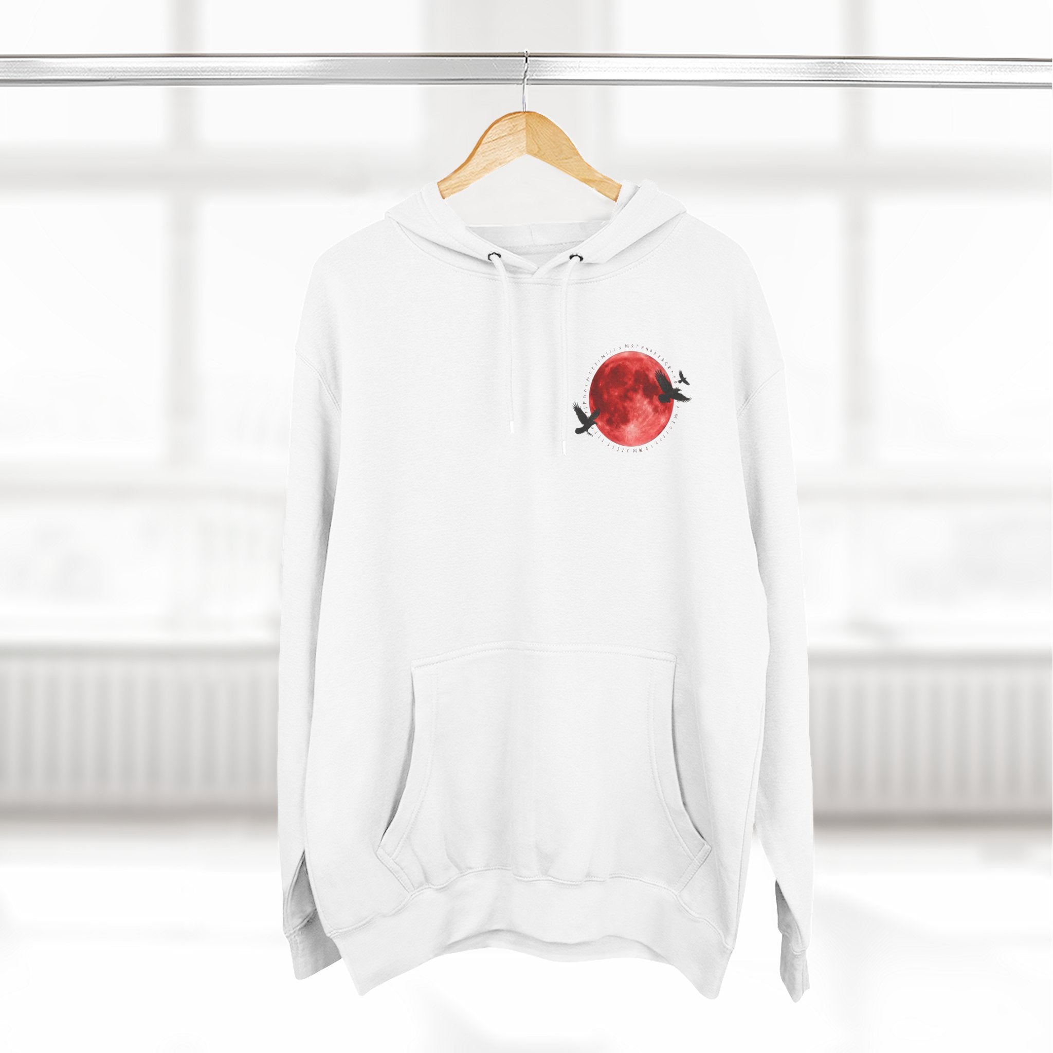 Samurai Hoodie — "Walk Through Hell and Keep Going" Graphic Fleece Hoodie