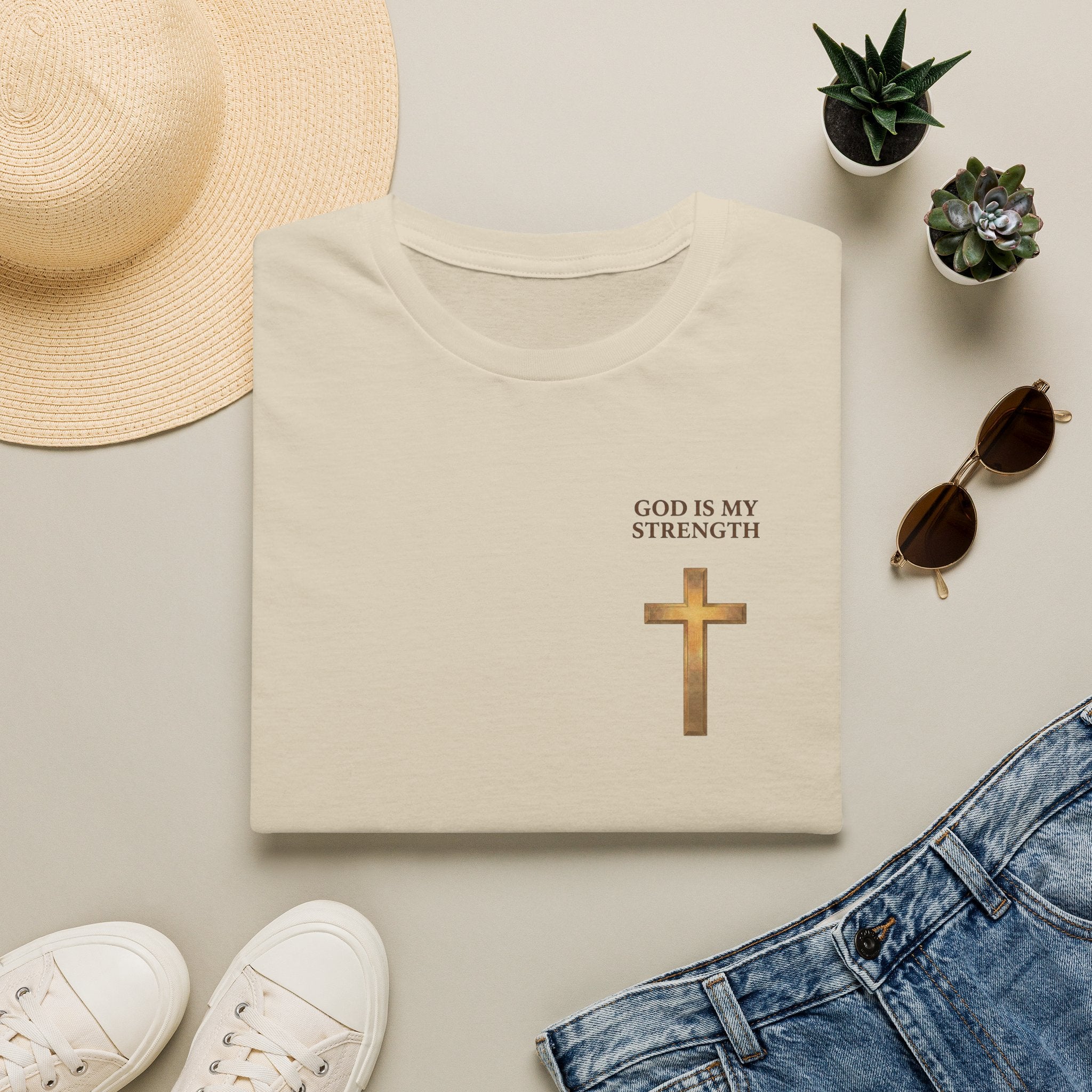 Prayer Hands T-Shirt — "Pray Always" Christian Faith Tee
