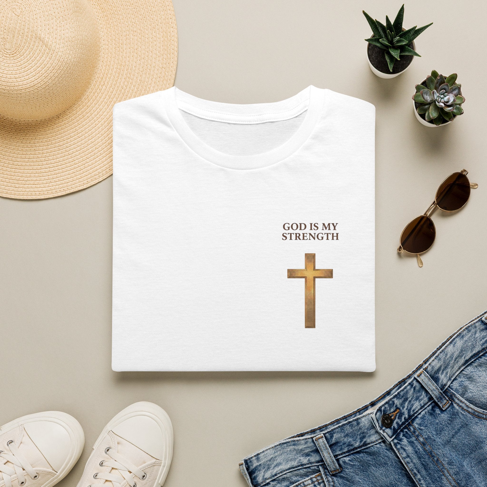 Prayer Hands T-Shirt — "Pray Always" Christian Faith Tee