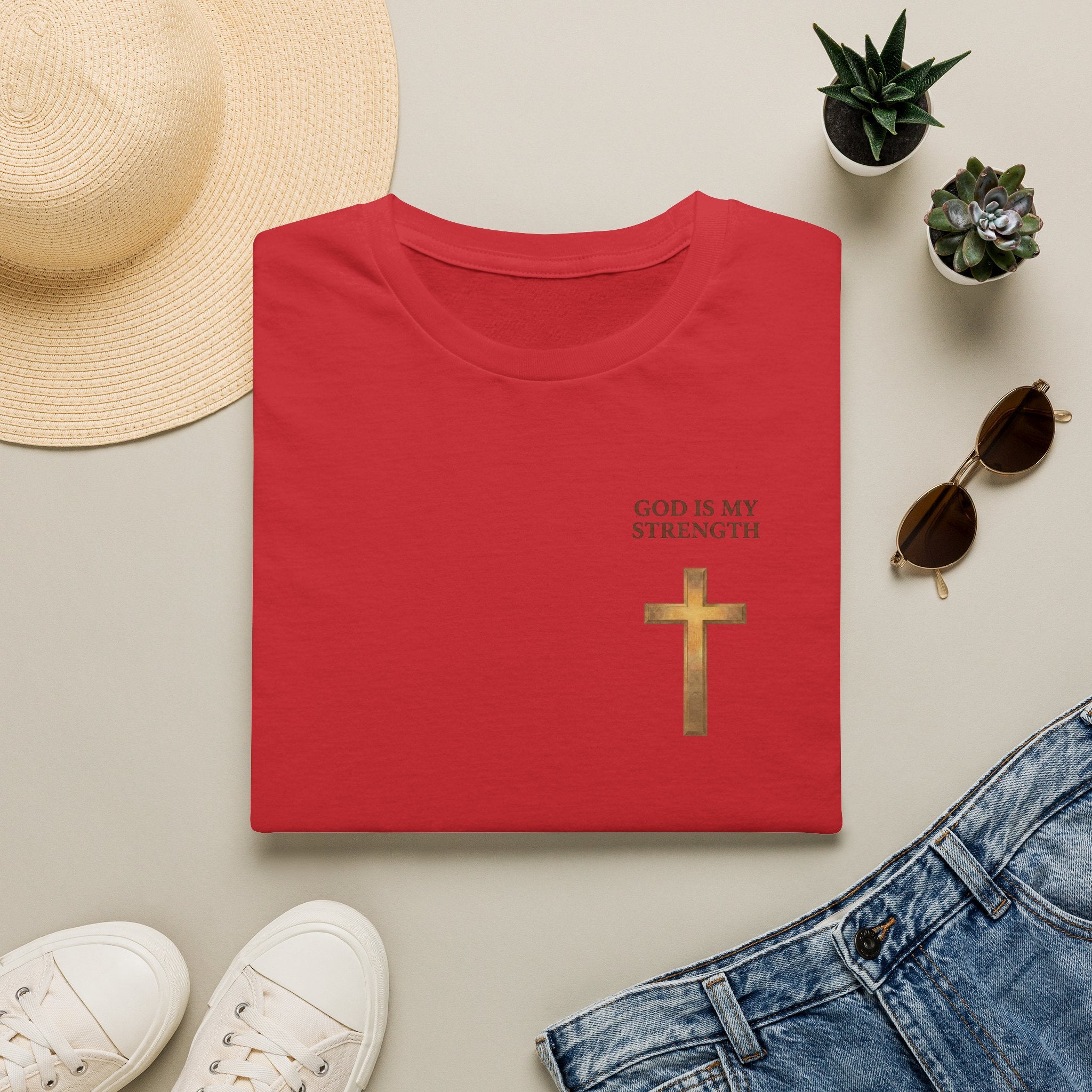 Prayer Hands T-Shirt — "Pray Always" Christian Faith Tee