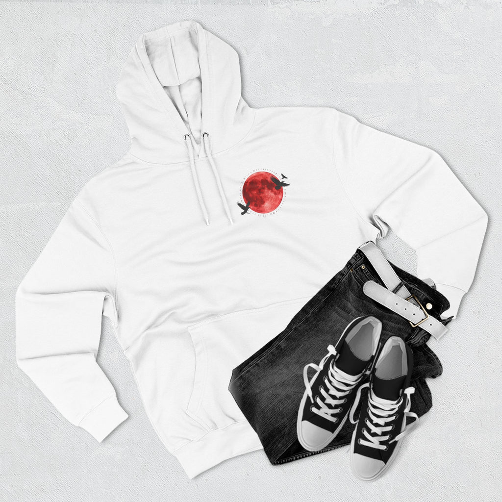 Samurai Hoodie — "Walk Through Hell and Keep Going" Graphic Fleece Hoodie