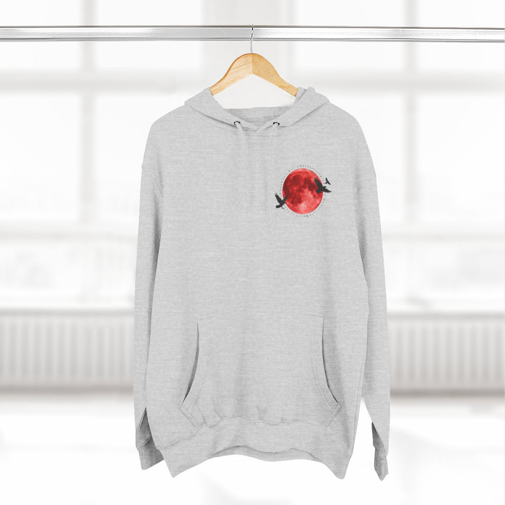 Samurai Hoodie — "Walk Through Hell and Keep Going" Graphic Fleece Hoodie