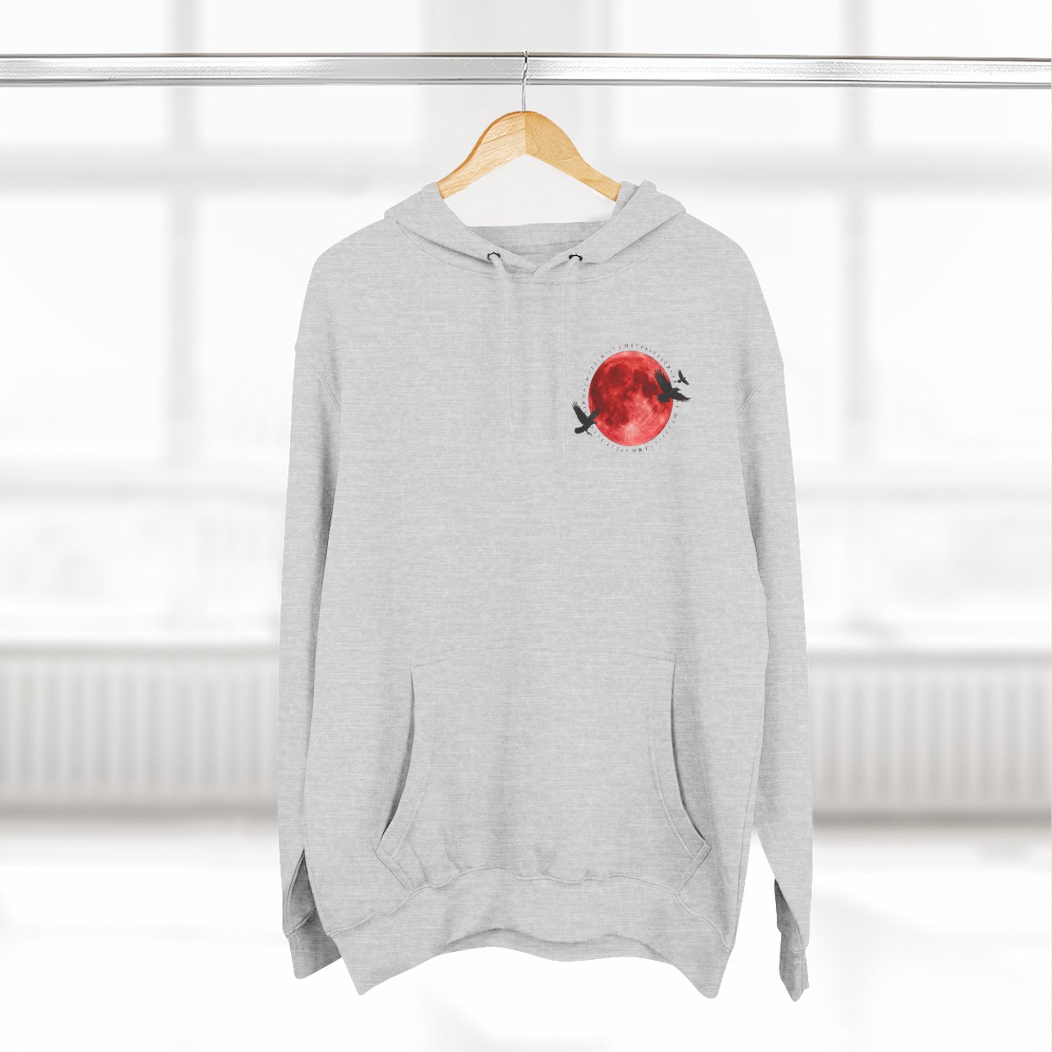Samurai Hoodie — "Walk Through Hell and Keep Going" Graphic Fleece Hoodie
