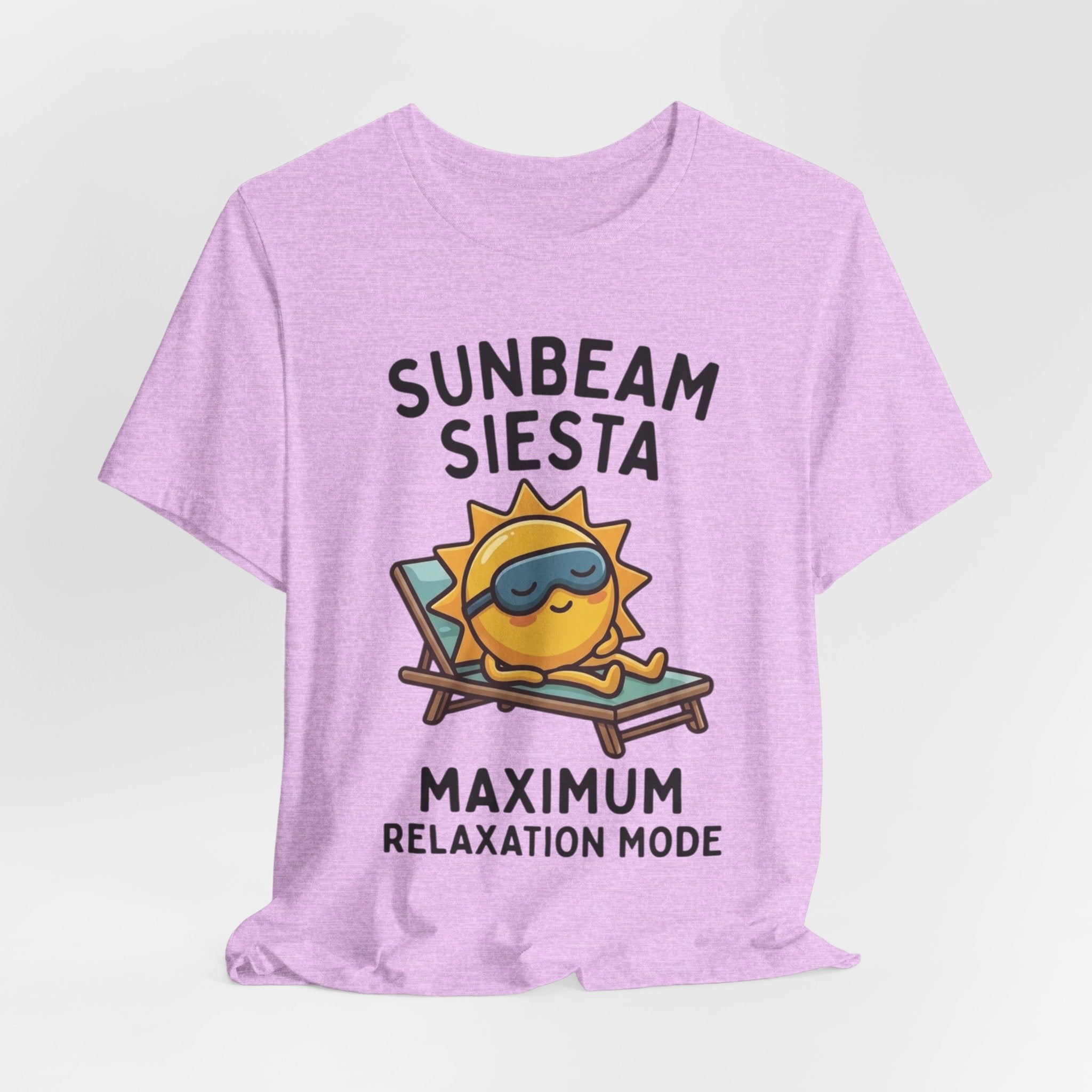 Sunbeam Siesta T-Shirt — "Maximum Relaxation Mode" Cute Sun Lounger Tee