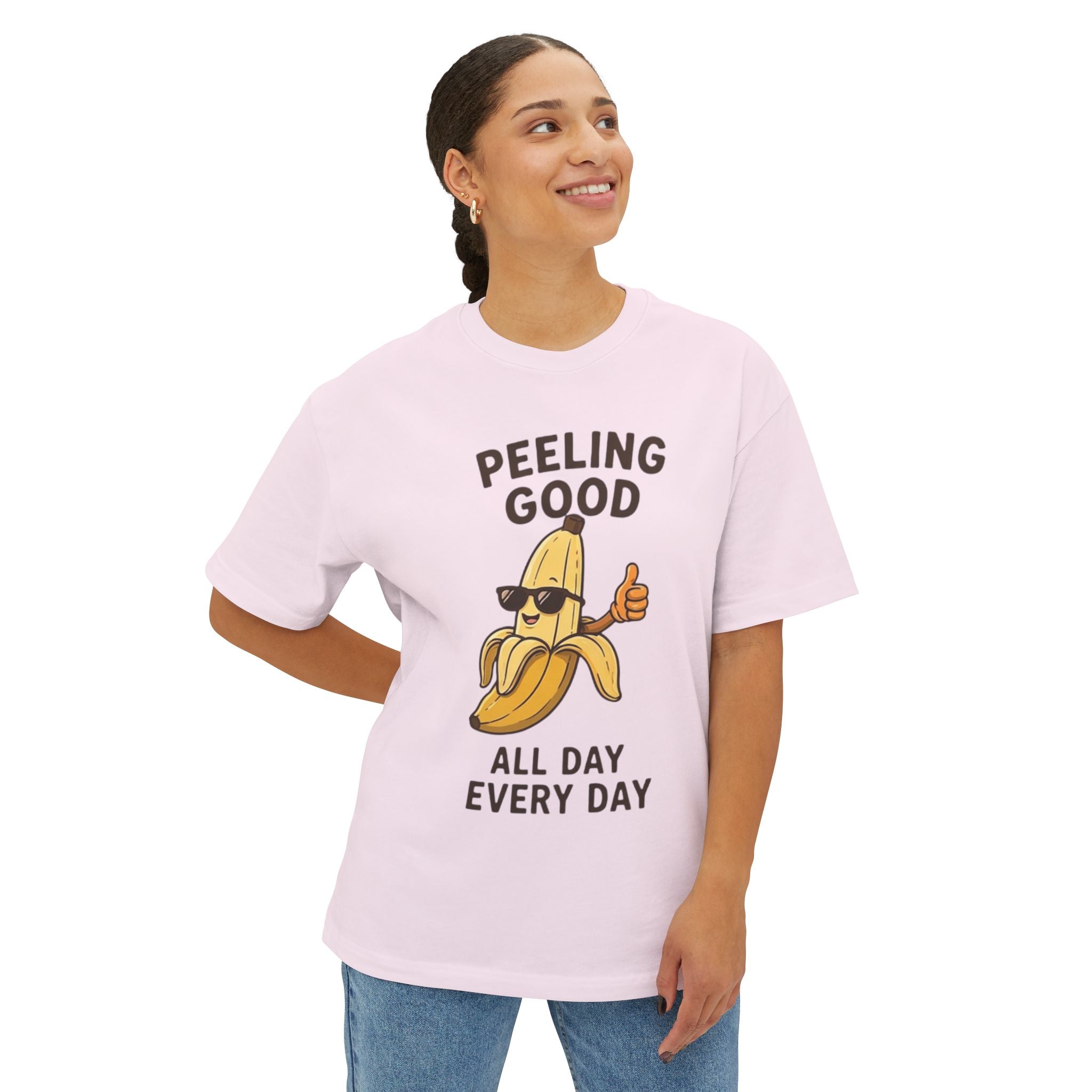 Relaxed Banana Oversized Boxy Tee