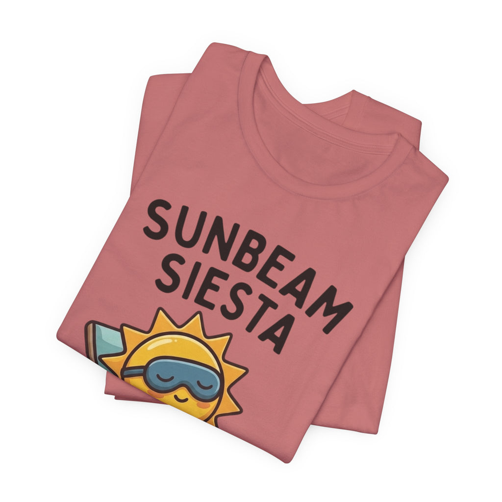 Sunbeam Siesta T-Shirt — "Maximum Relaxation Mode" Cute Sun Lounger Tee