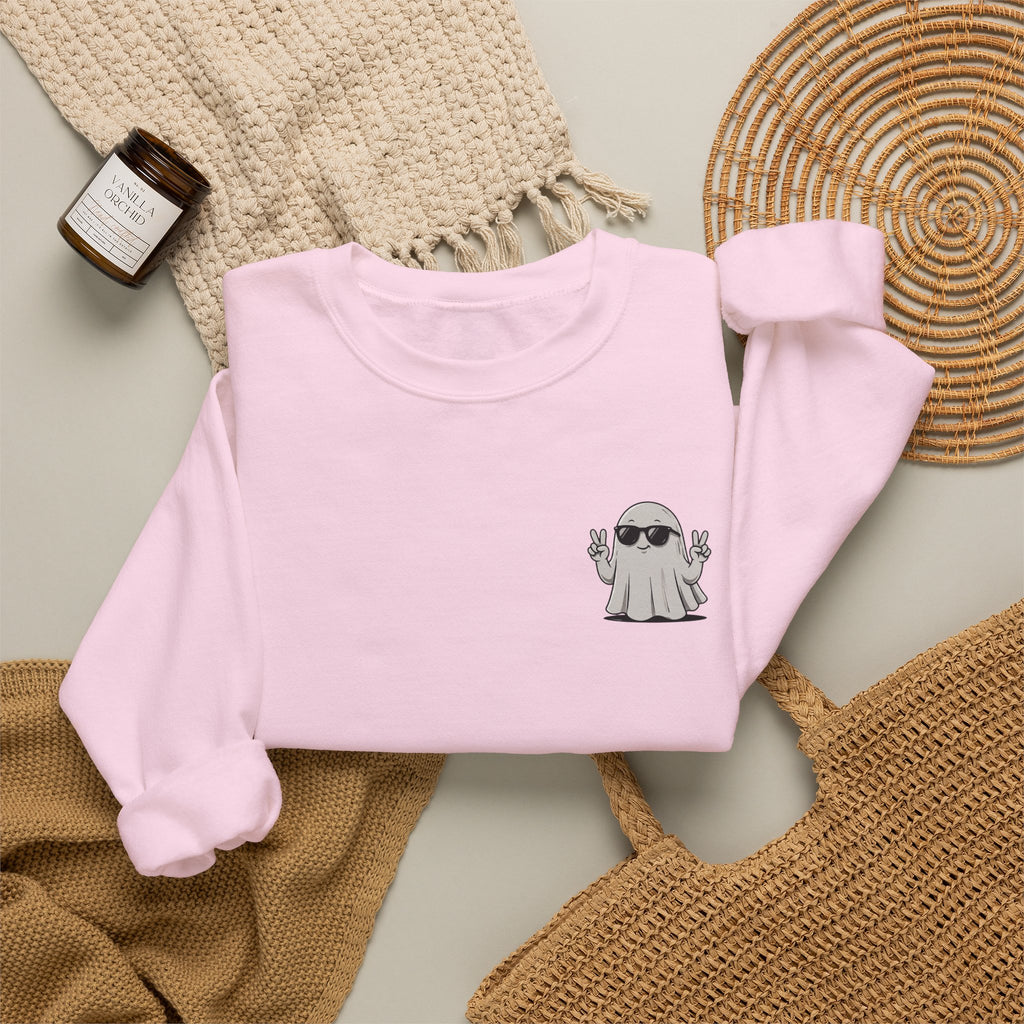 Boo-jee Ghost Sweatshirt — "Boo-jee Not Spooky, Just Expensive" Halloween Crewneck