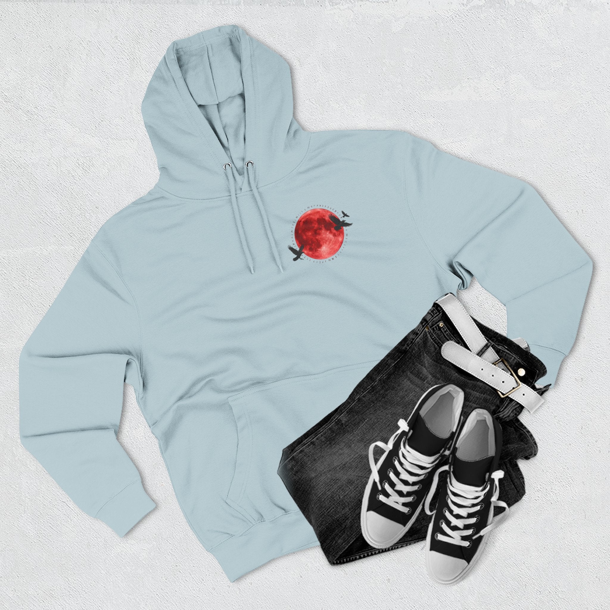 Samurai Hoodie — "Walk Through Hell and Keep Going" Graphic Fleece Hoodie