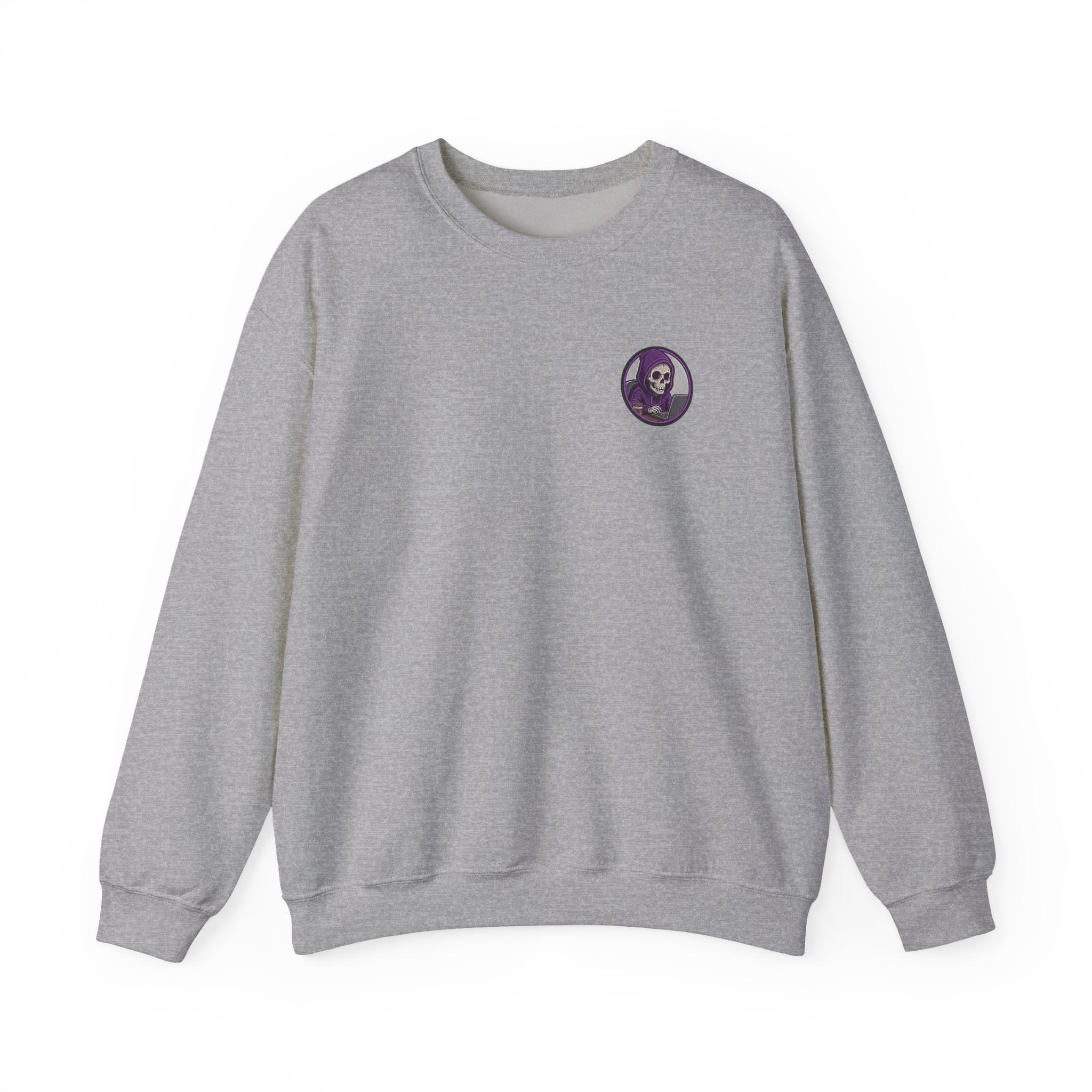 Programmer Sweatshirt — "Sleep Is for the Weak: I Code Until It Works (Or I Collapse)" Crewneck