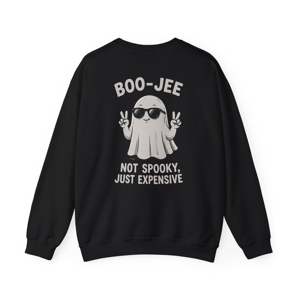 Boo-jee Ghost Sweatshirt — "Boo-jee Not Spooky, Just Expensive" Halloween Crewneck