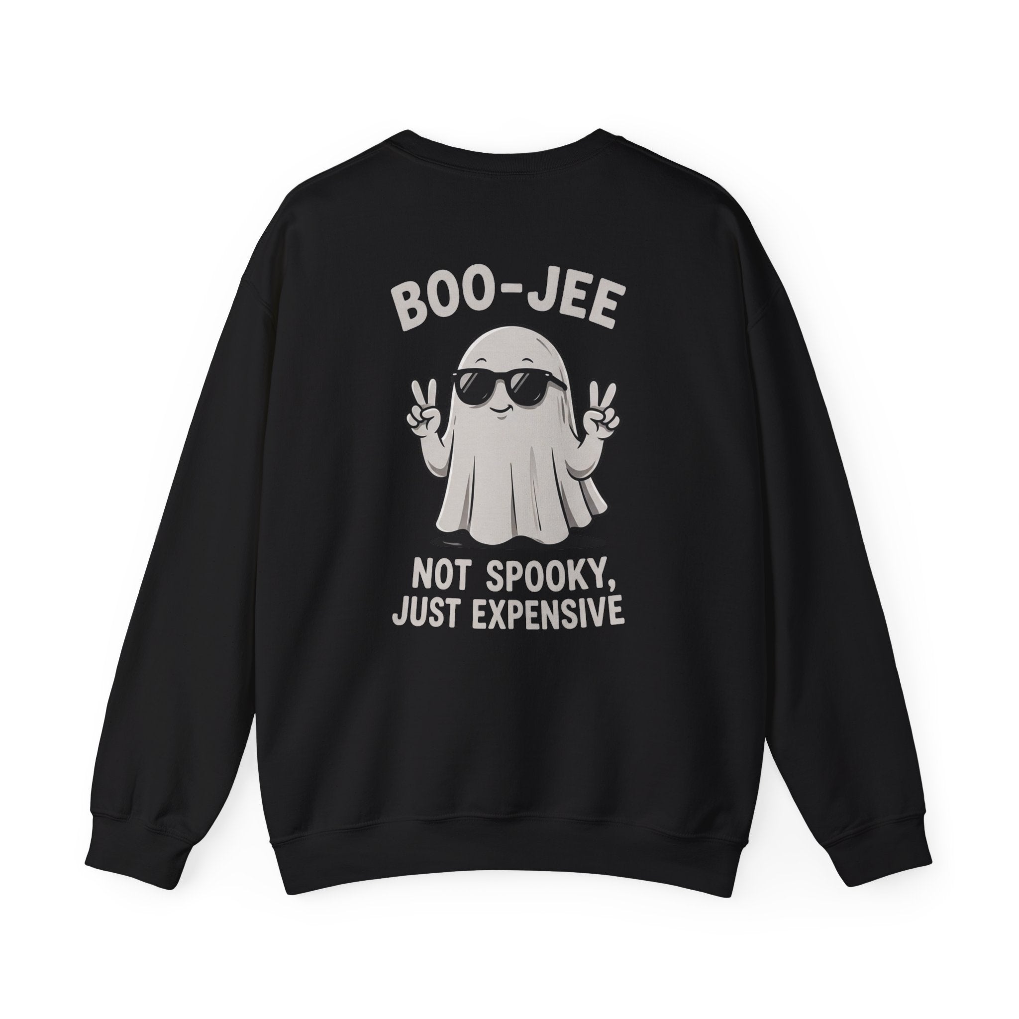 Boo-jee Ghost Sweatshirt — "Boo-jee Not Spooky, Just Expensive" Halloween Crewneck