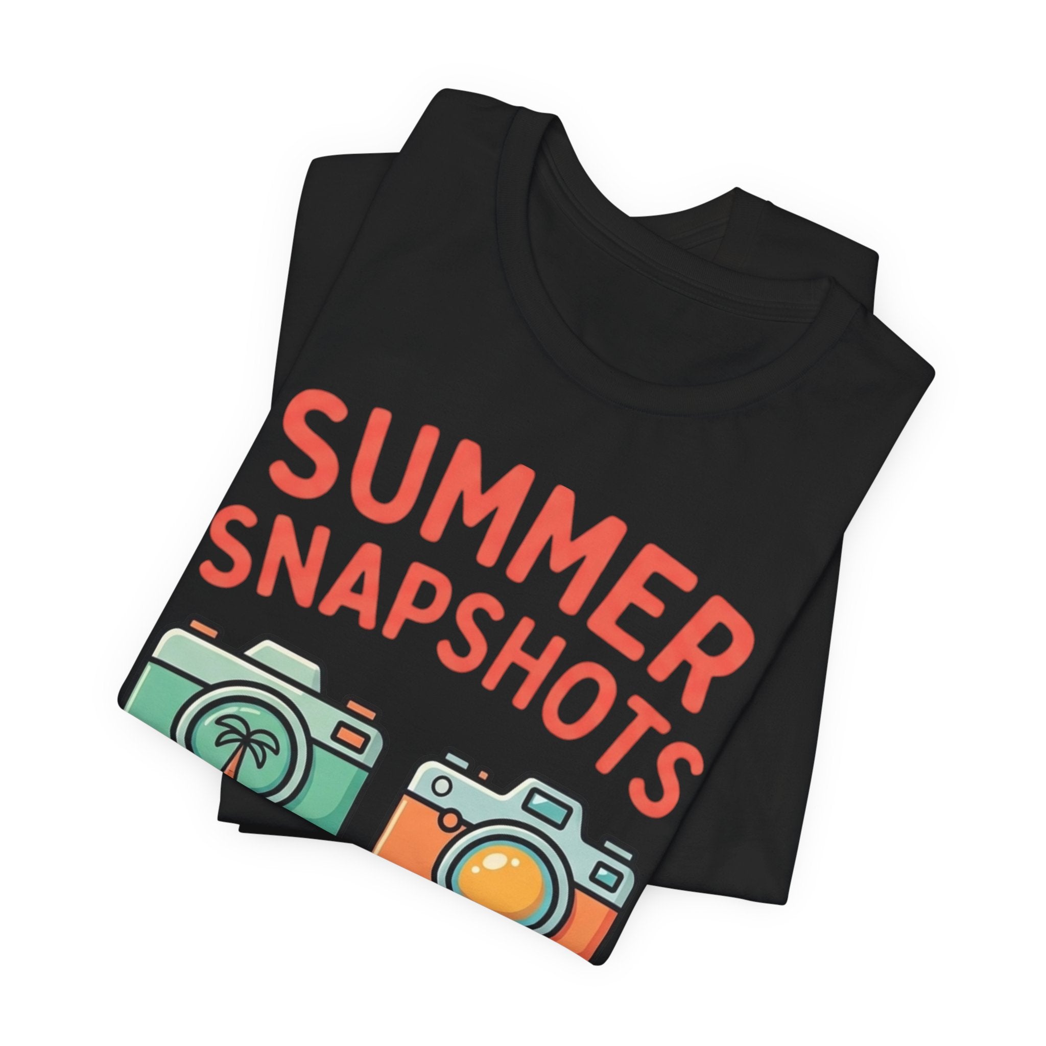 Summer Snapshots Tee — "Capture the Sunshine" Camera Graphic T-Shirt