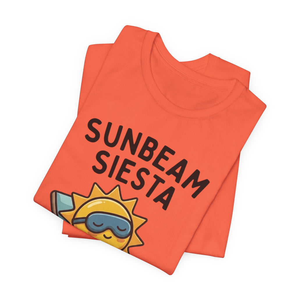 Sunbeam Siesta T-Shirt — "Maximum Relaxation Mode" Cute Sun Lounger Tee