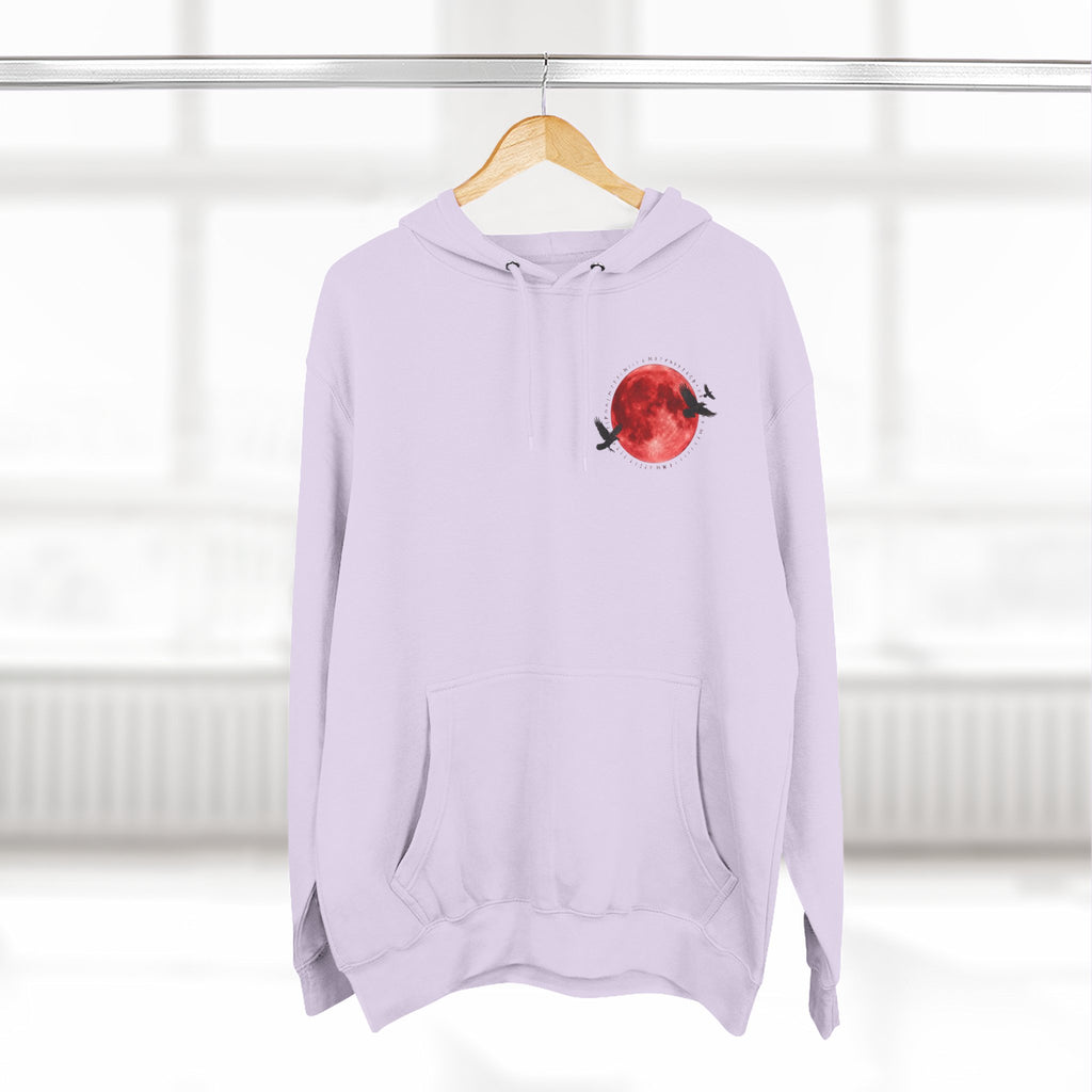 Samurai Hoodie — "Walk Through Hell and Keep Going" Graphic Fleece Hoodie