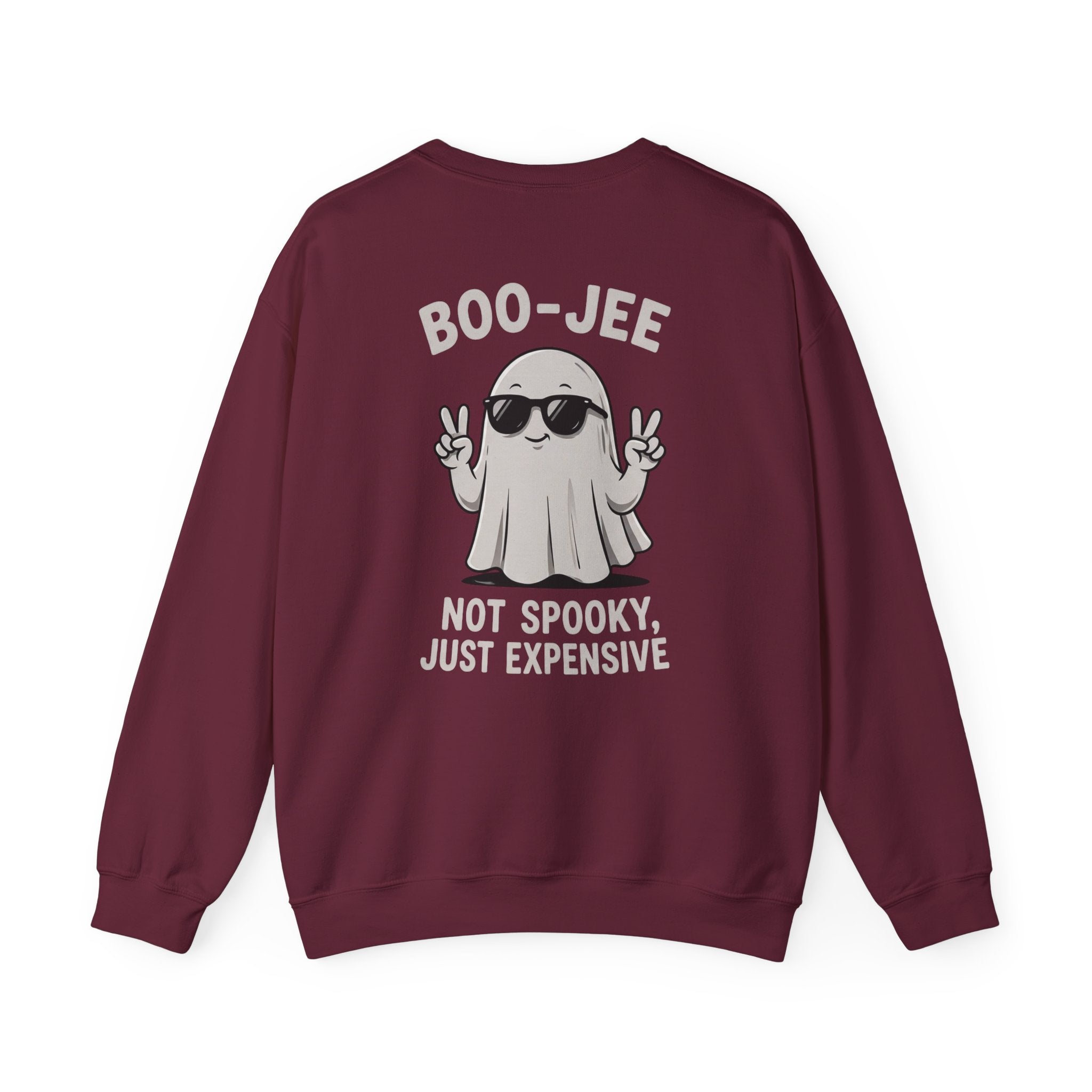Boo-jee Ghost Sweatshirt — "Boo-jee Not Spooky, Just Expensive" Halloween Crewneck
