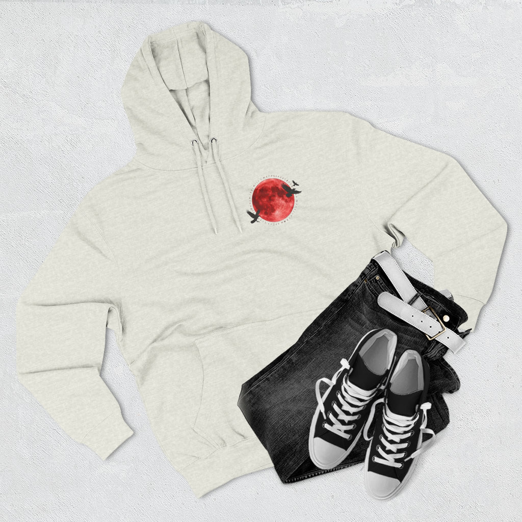 Samurai Hoodie — "Walk Through Hell and Keep Going" Graphic Fleece Hoodie