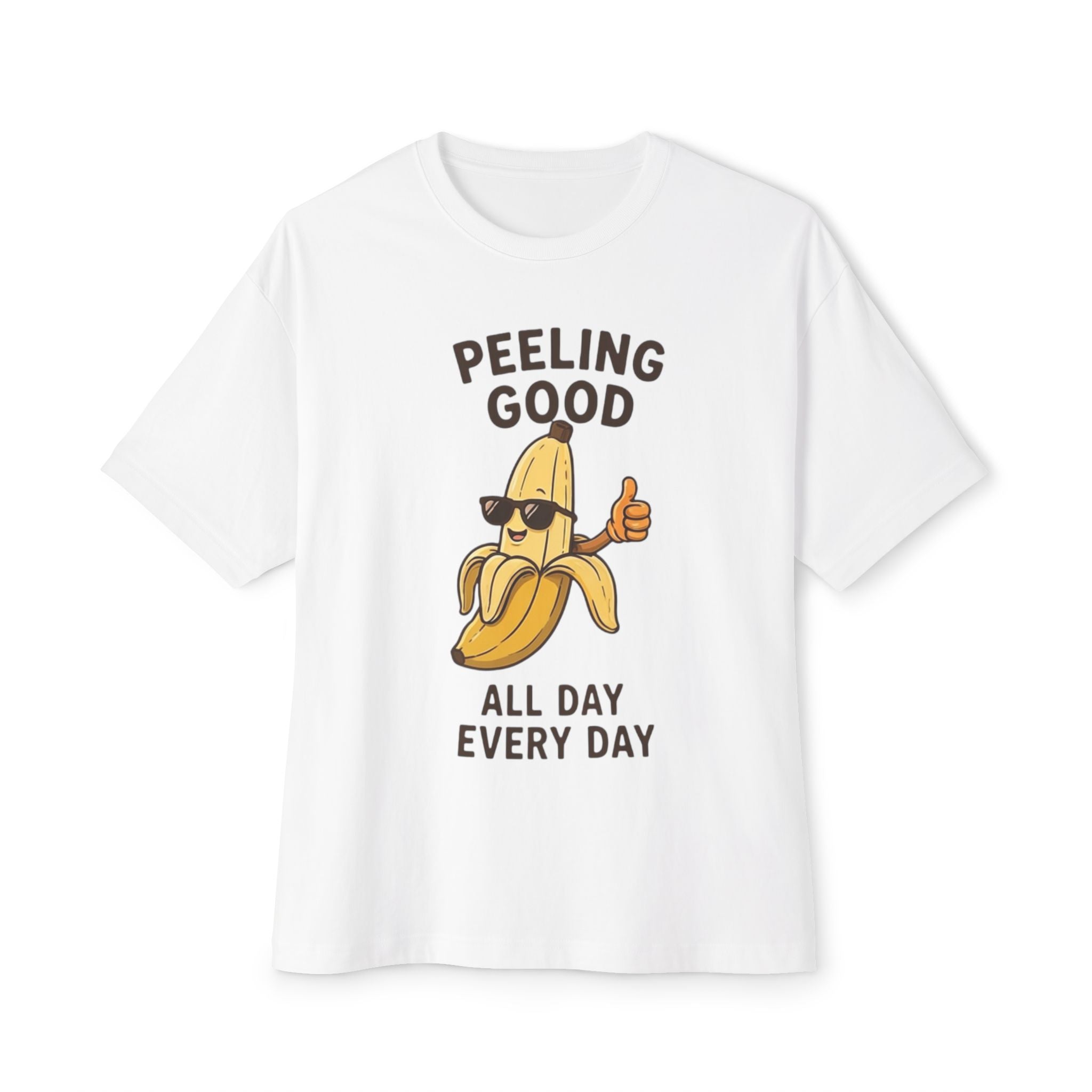 Relaxed Banana Oversized Boxy Tee