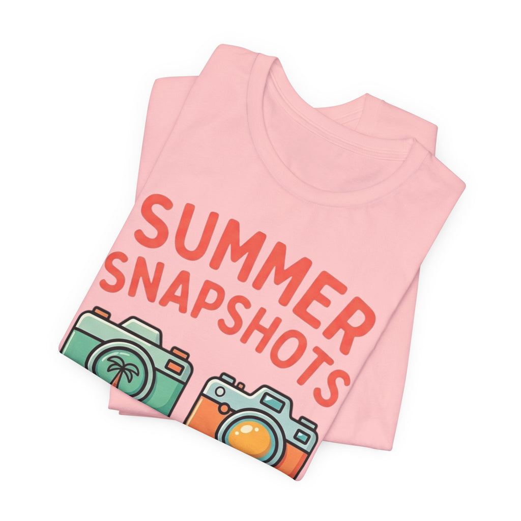 Summer Snapshots Tee — "Capture the Sunshine" Camera Graphic T-Shirt