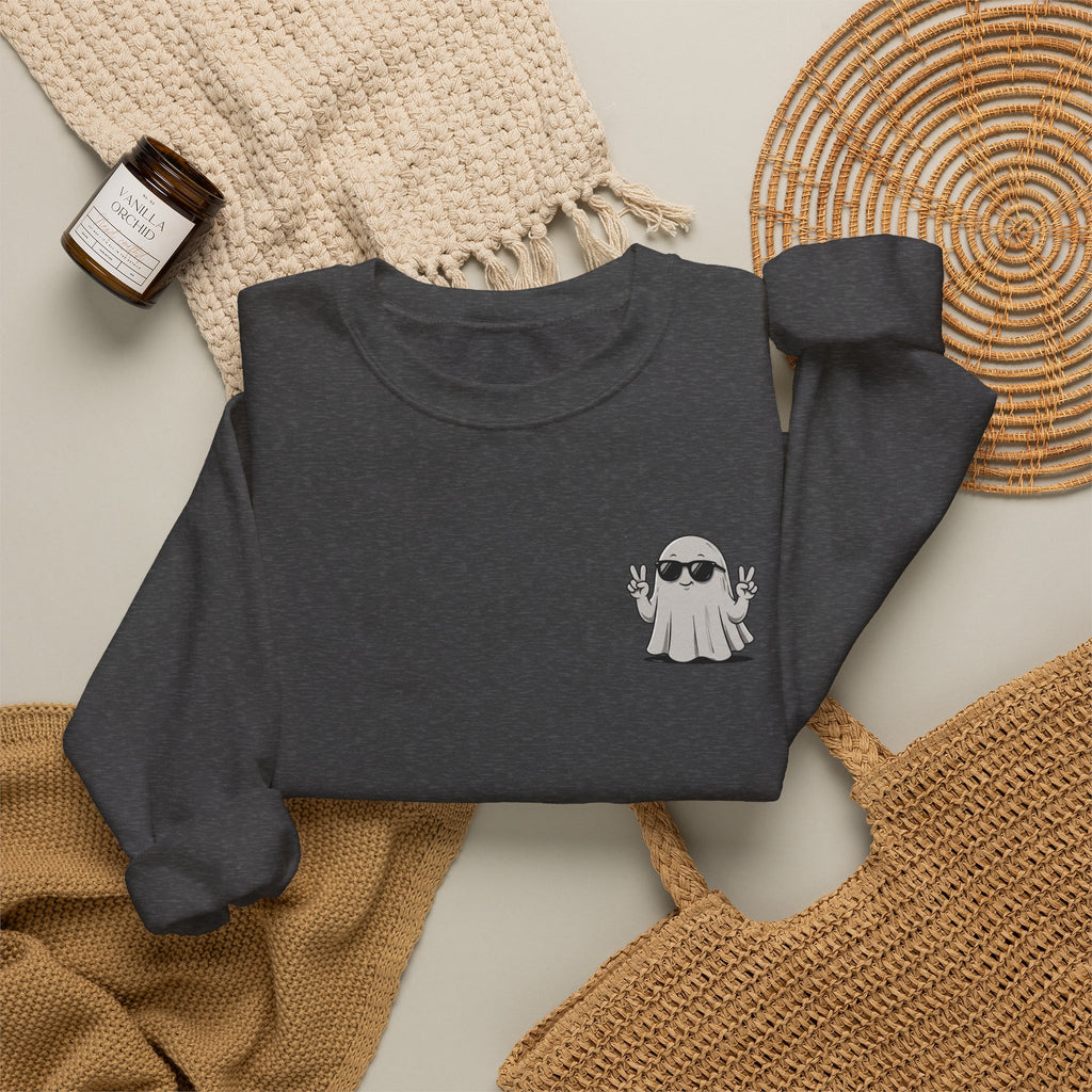 Boo-jee Ghost Sweatshirt — "Boo-jee Not Spooky, Just Expensive" Halloween Crewneck