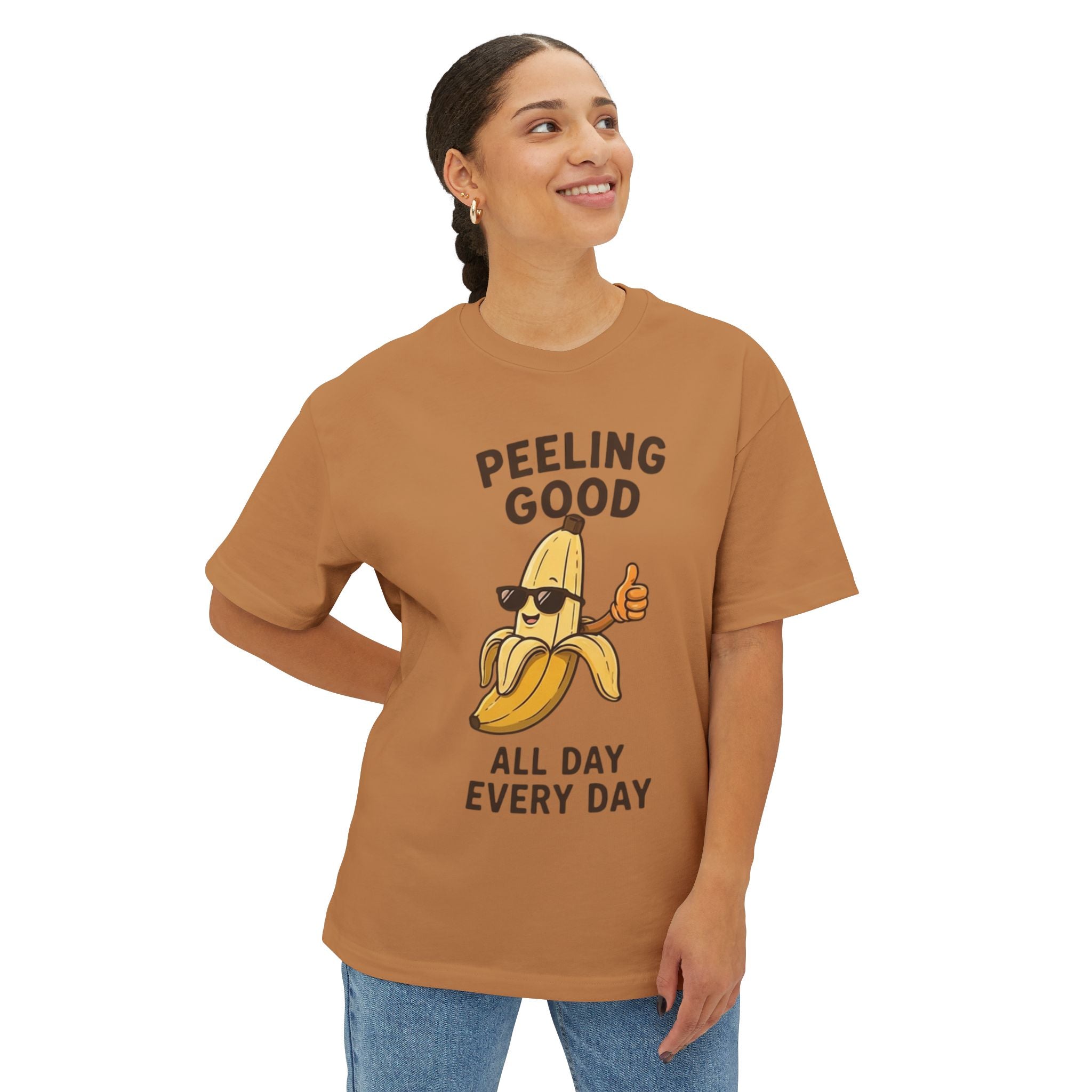 Relaxed Banana Oversized Boxy Tee