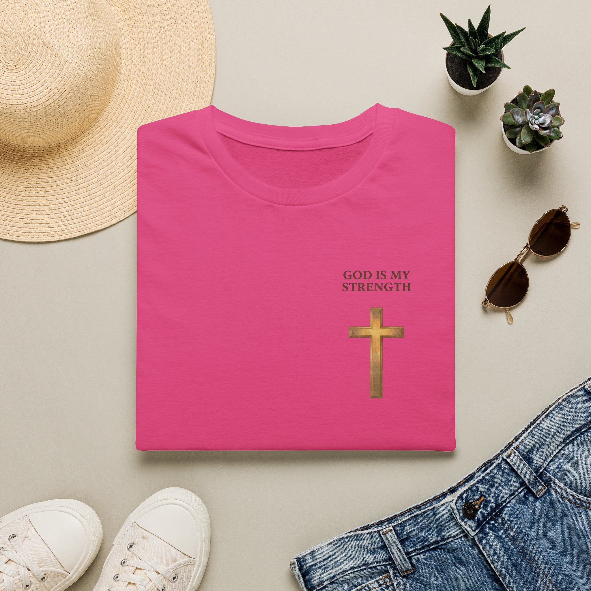 Prayer Hands T-Shirt — "Pray Always" Christian Faith Tee