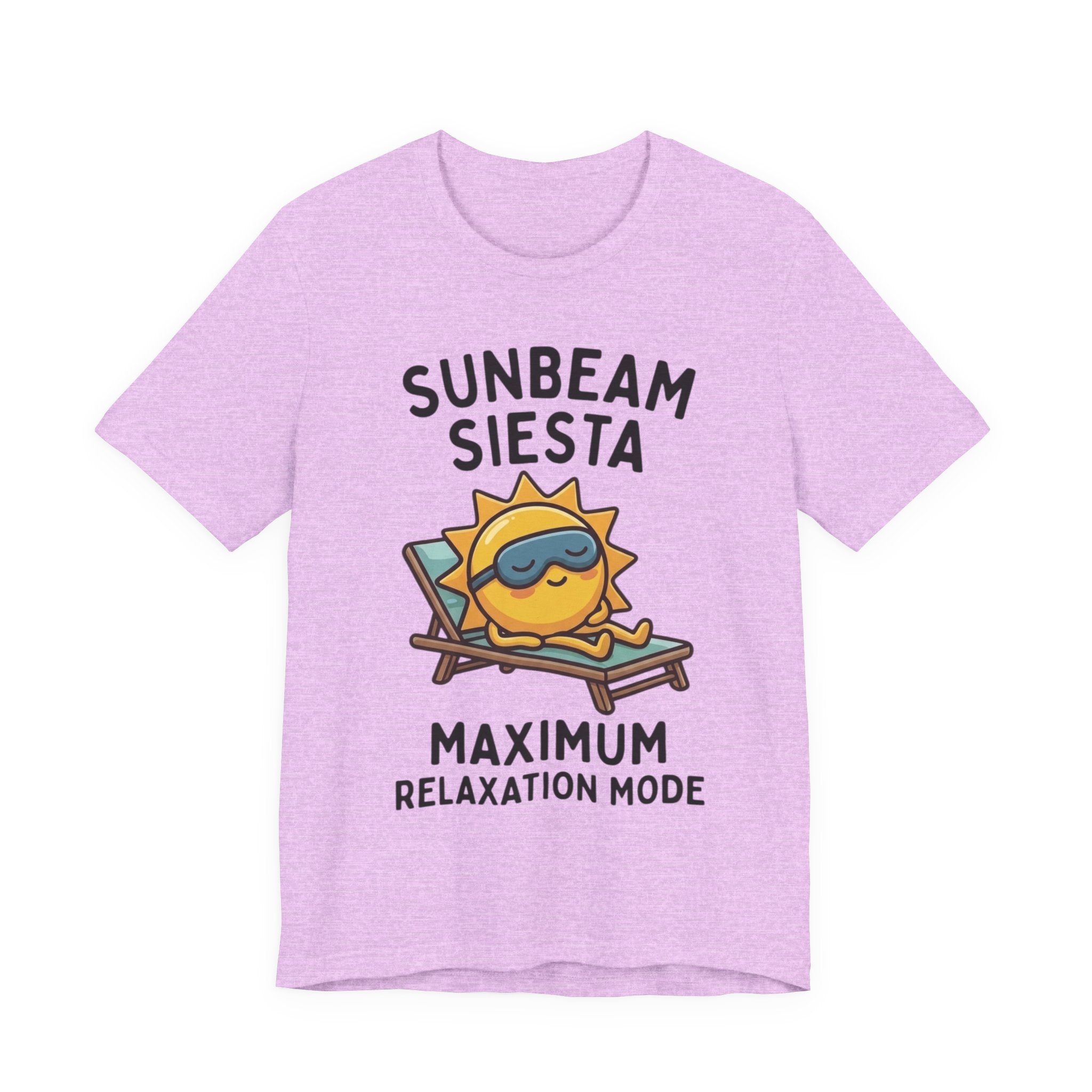 Sunbeam Siesta T-Shirt — "Maximum Relaxation Mode" Cute Sun Lounger Tee