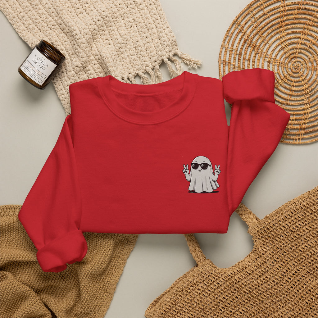 Boo-jee Ghost Sweatshirt — "Boo-jee Not Spooky, Just Expensive" Halloween Crewneck