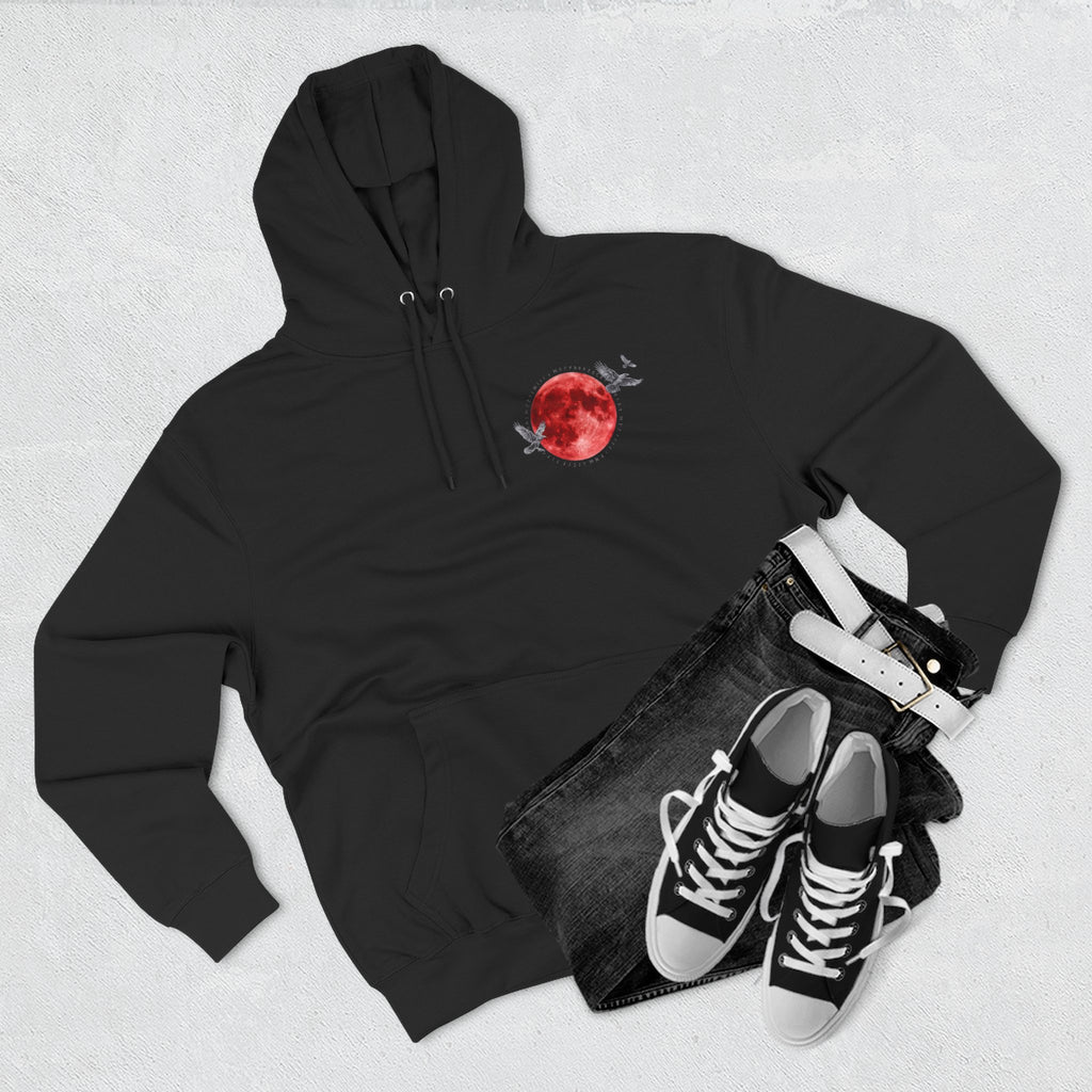 Samurai Hoodie — "Walk Through Hell and Keep Going" Graphic Fleece Hoodie