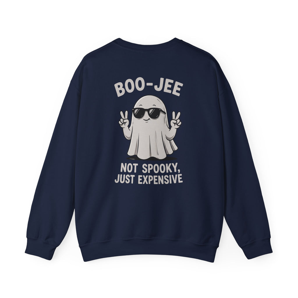 Boo-jee Ghost Sweatshirt — "Boo-jee Not Spooky, Just Expensive" Halloween Crewneck