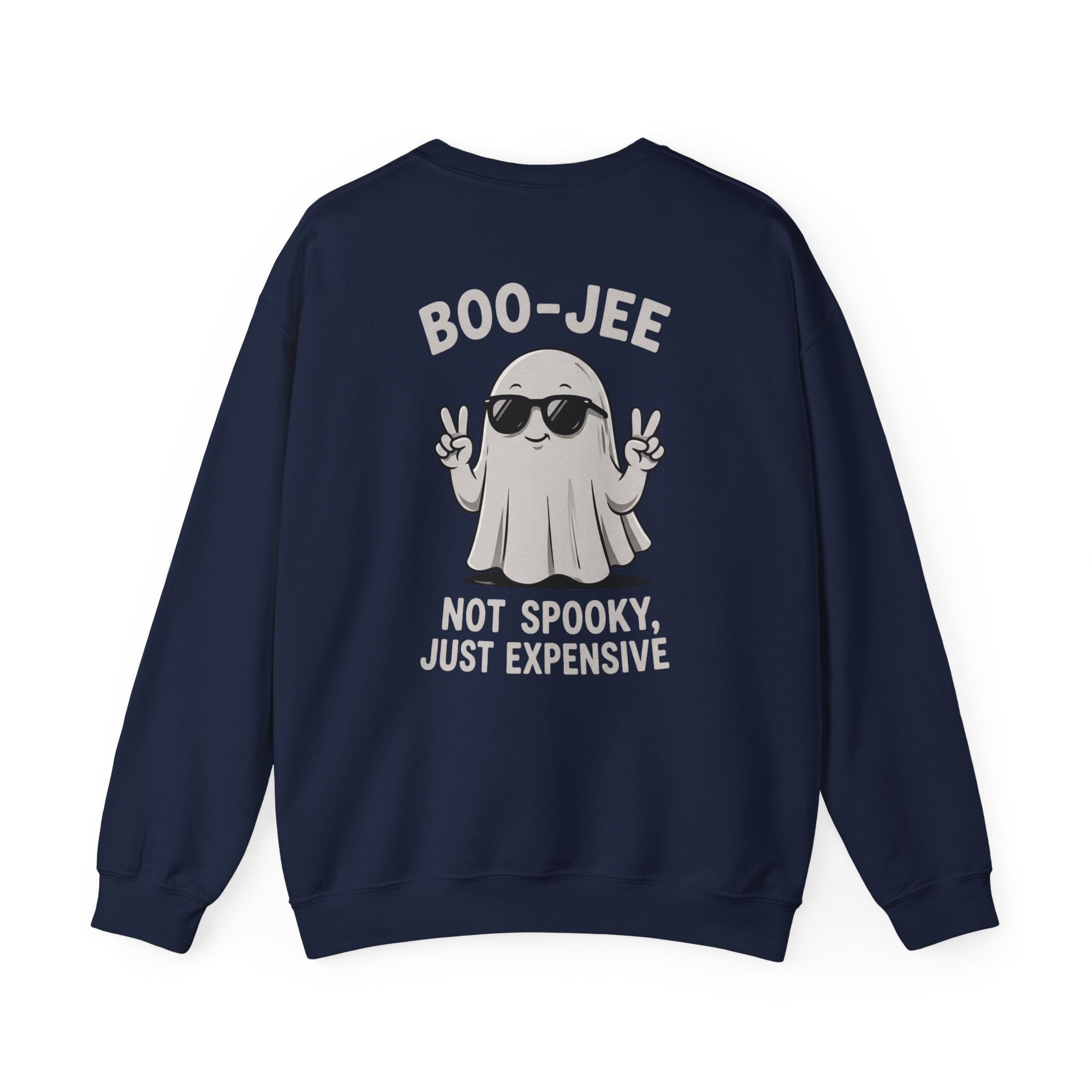 Boo-jee Ghost Sweatshirt — "Boo-jee Not Spooky, Just Expensive" Halloween Crewneck
