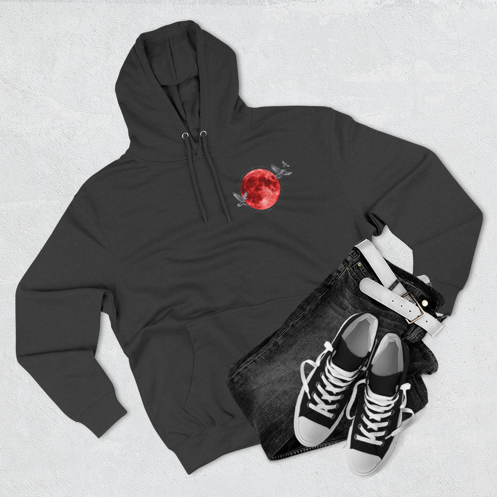 Samurai Hoodie — "Walk Through Hell and Keep Going" Graphic Fleece Hoodie