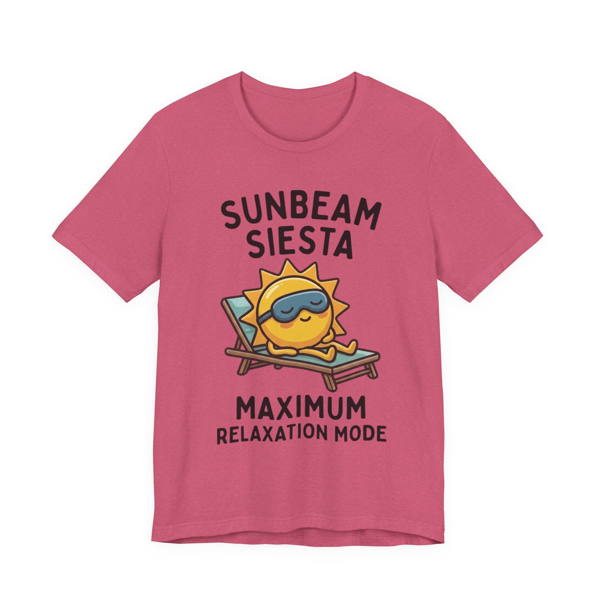 Sunbeam Siesta T-Shirt — "Maximum Relaxation Mode" Cute Sun Lounger Tee