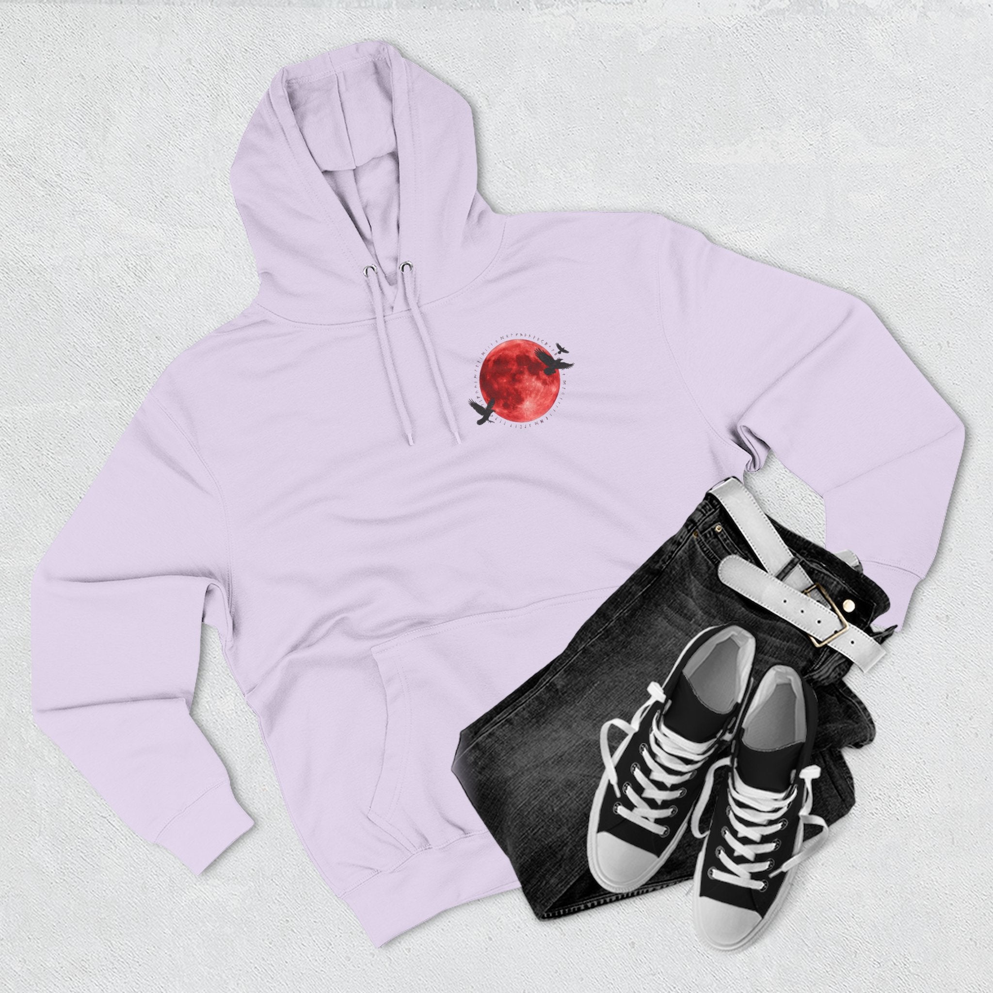 Samurai Hoodie — "Walk Through Hell and Keep Going" Graphic Fleece Hoodie